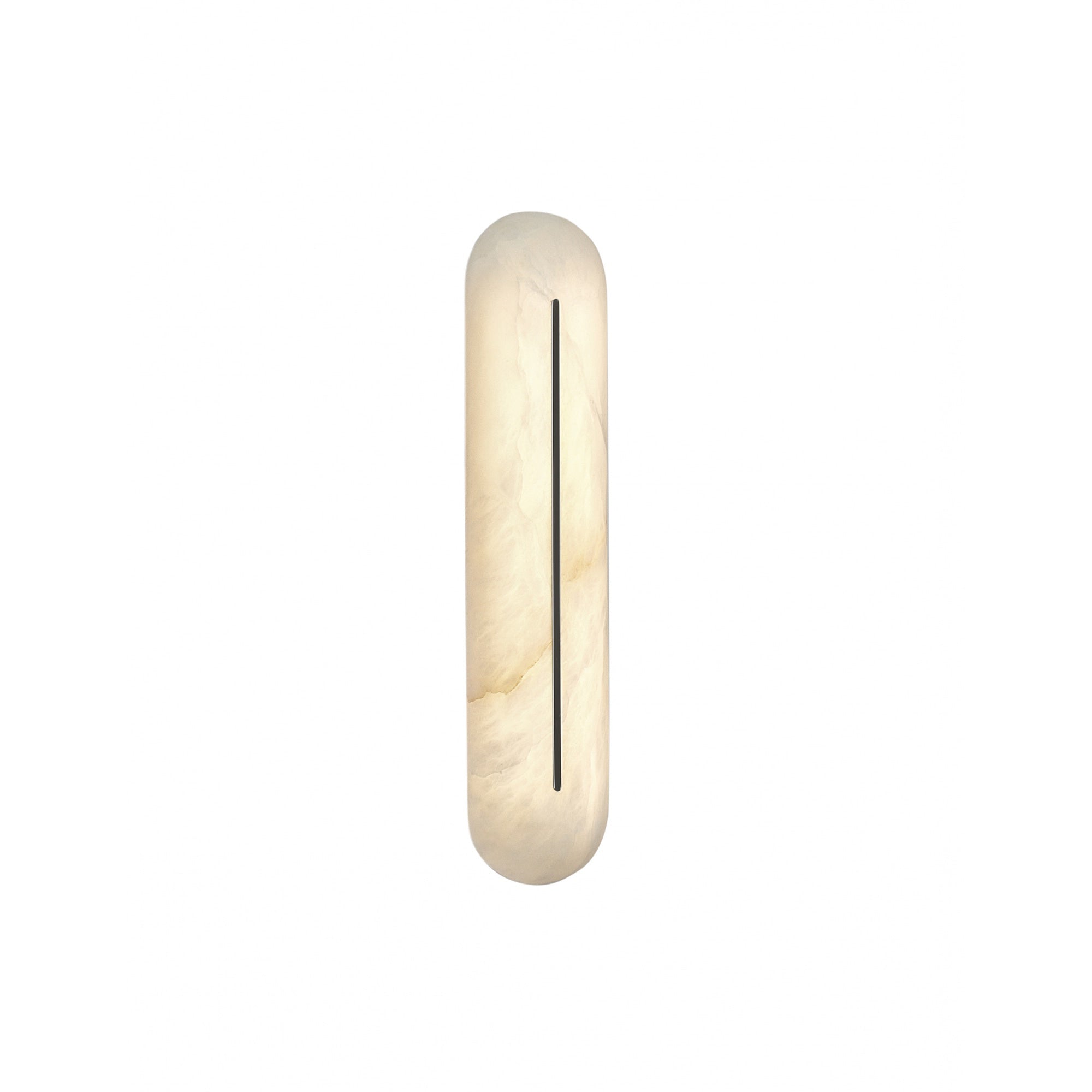 Armaryra Oblong Alabaster Wall Light-Neutral Decor
