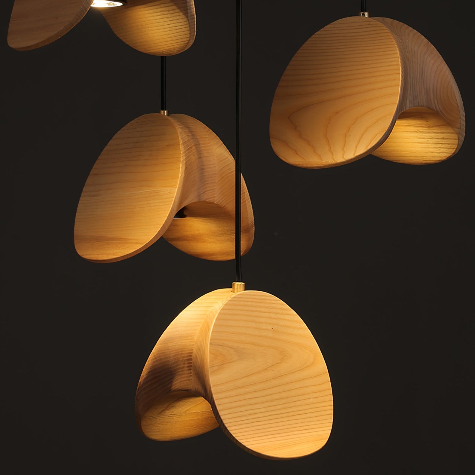 Tavro Minimalist Wood Pendant Light-Neutral Decor