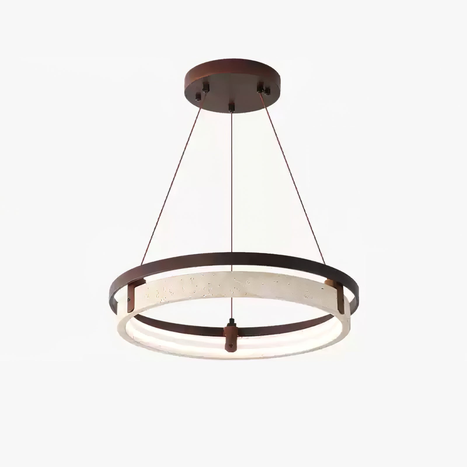 Aurix Travertine Pendant Light-Neutral Decor