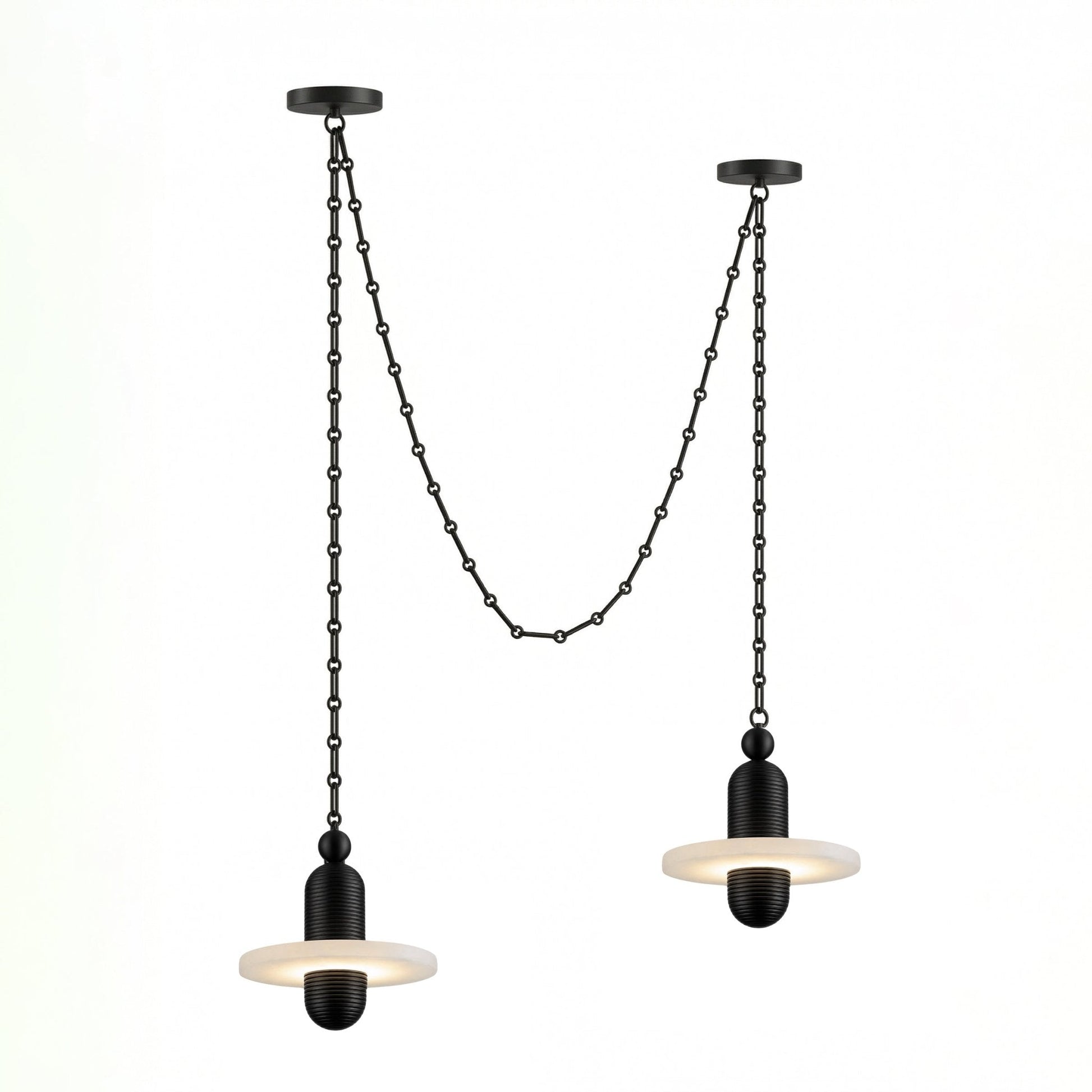 Orbital Drift Chain Chandelier-Neutral Decor