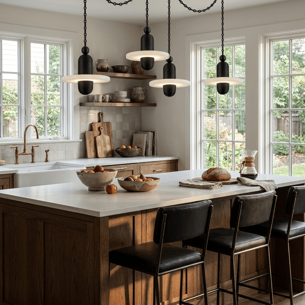 Orbital Drift Chain Chandelier-Neutral Decor