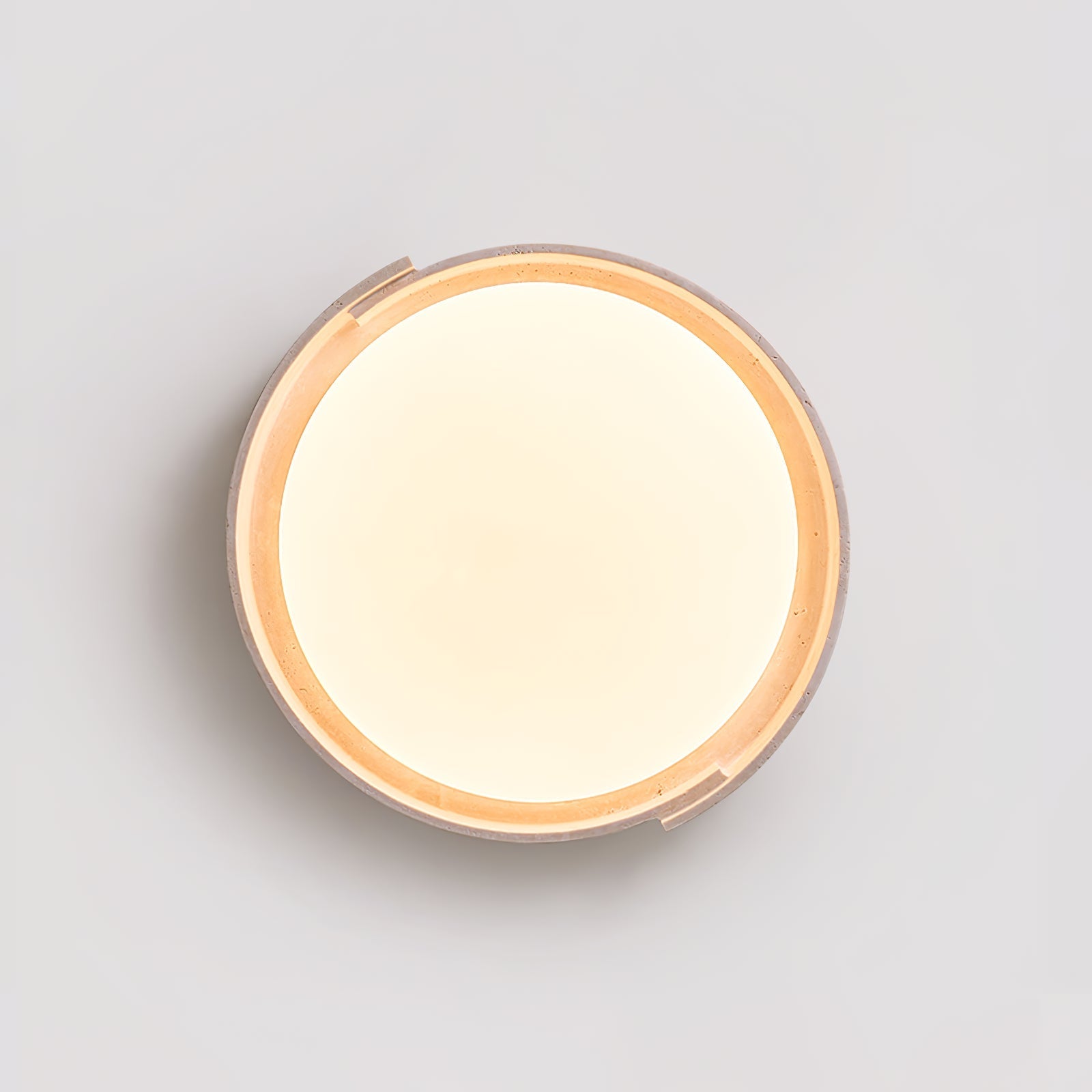 Zevinarae Travertine Ceiling Light-Neutral Decor