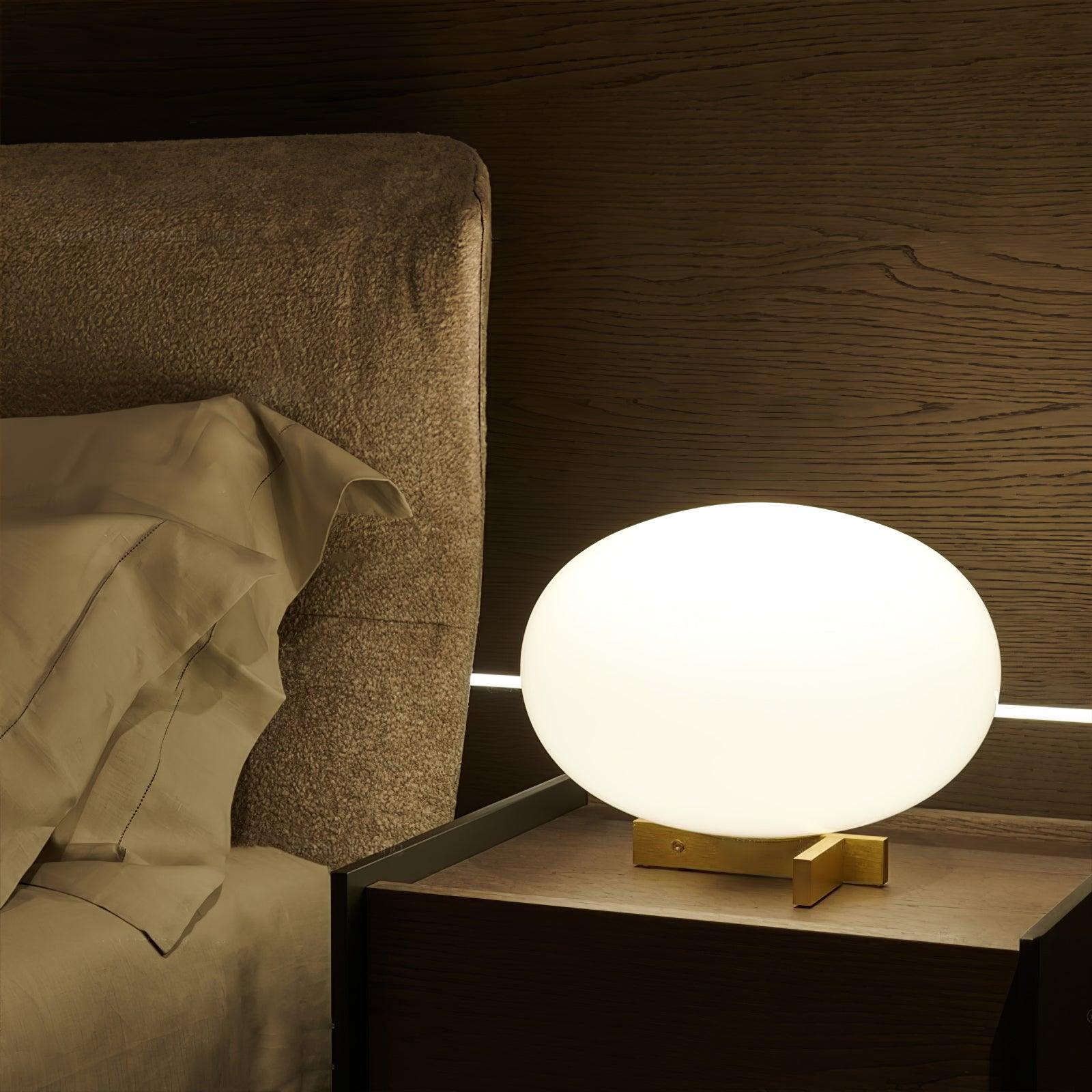 Golvin Orbiting Sphere Table Lamp-Neutral Decor