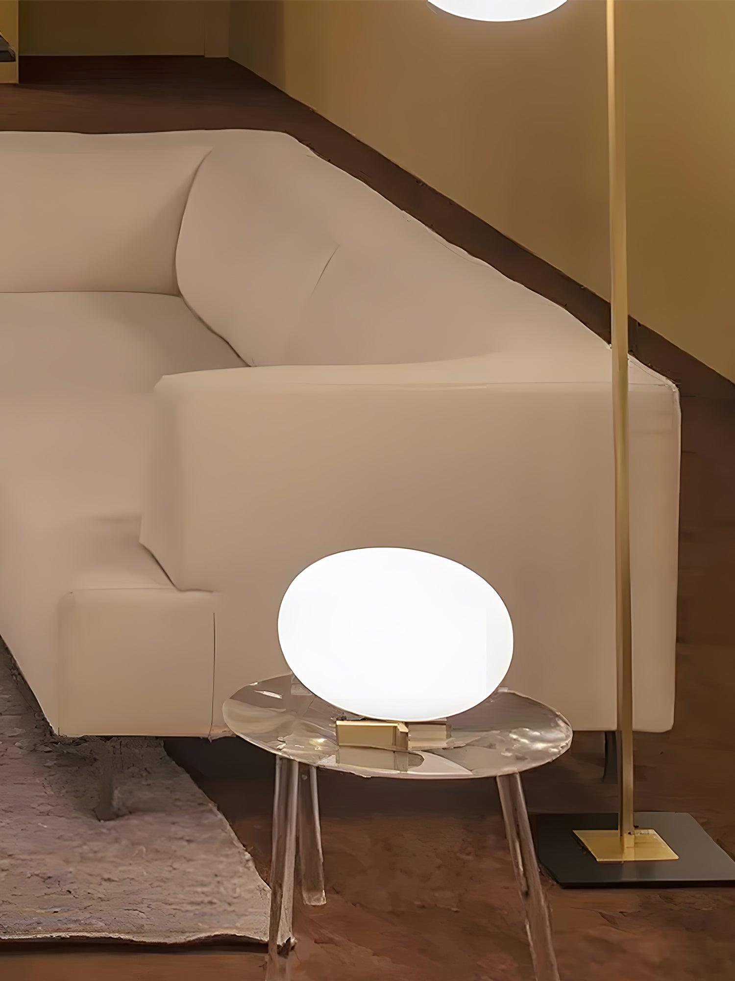 Golvin Orbiting Sphere Table Lamp-Neutral Decor