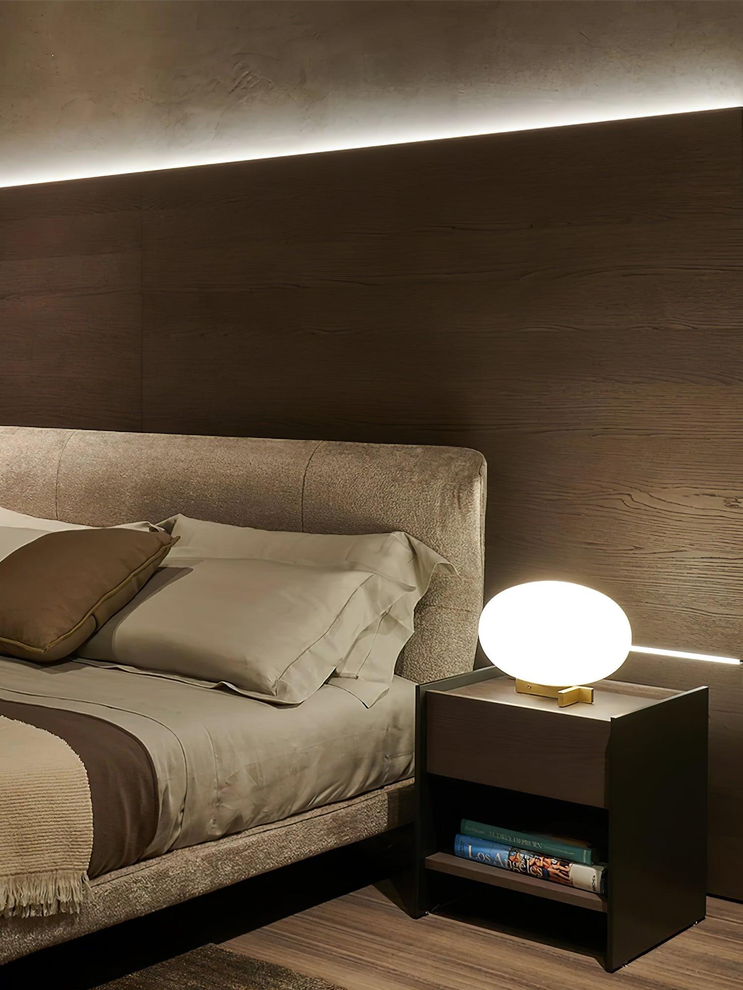 Golvin Orbiting Sphere Table Lamp-Neutral Decor
