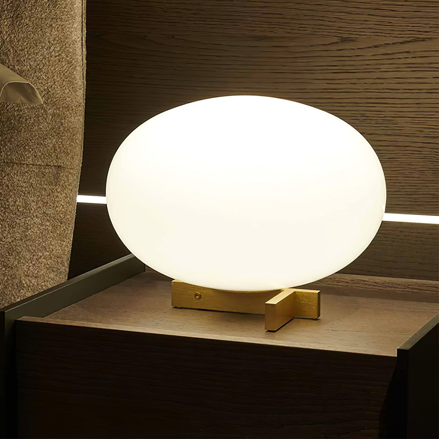 Golvin Orbiting Sphere Table Lamp-Neutral Decor