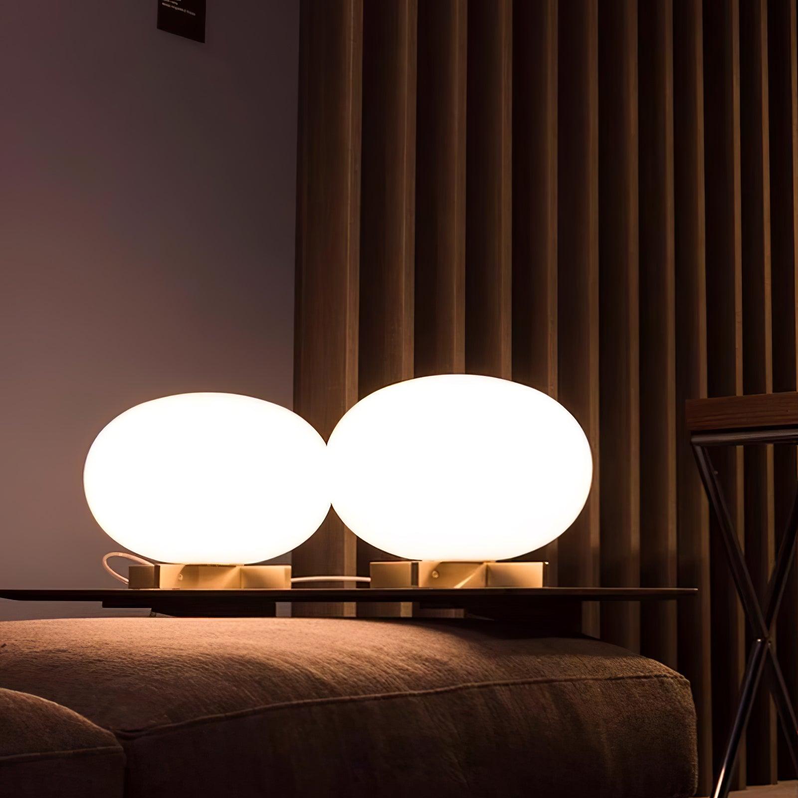 Golvin Orbiting Sphere Table Lamp-Neutral Decor