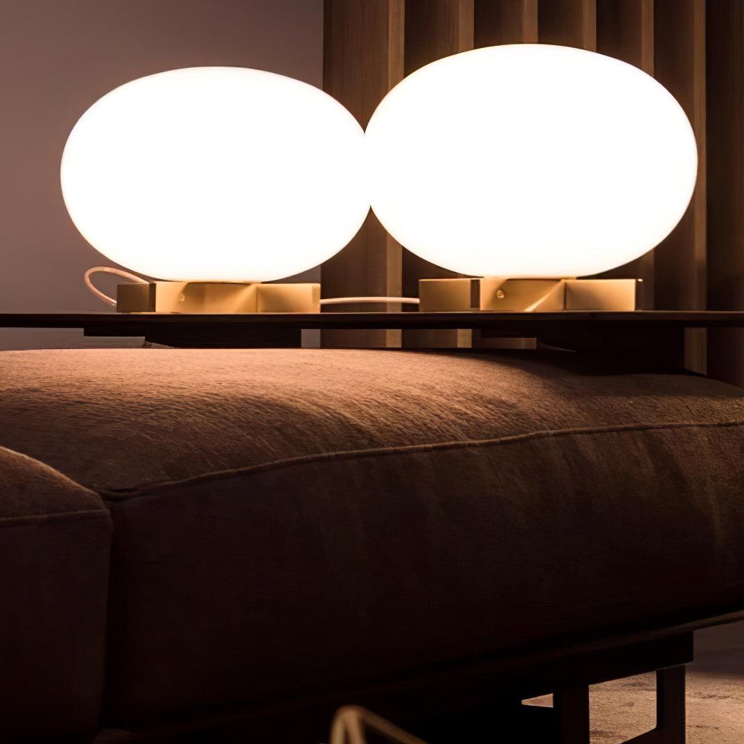 Golvin Orbiting Sphere Table Lamp-Neutral Decor