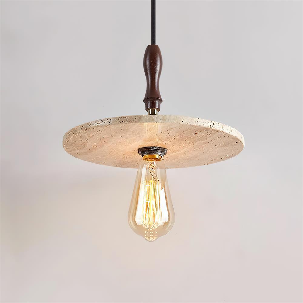 Ritta Orbit Pendant Light Travertine