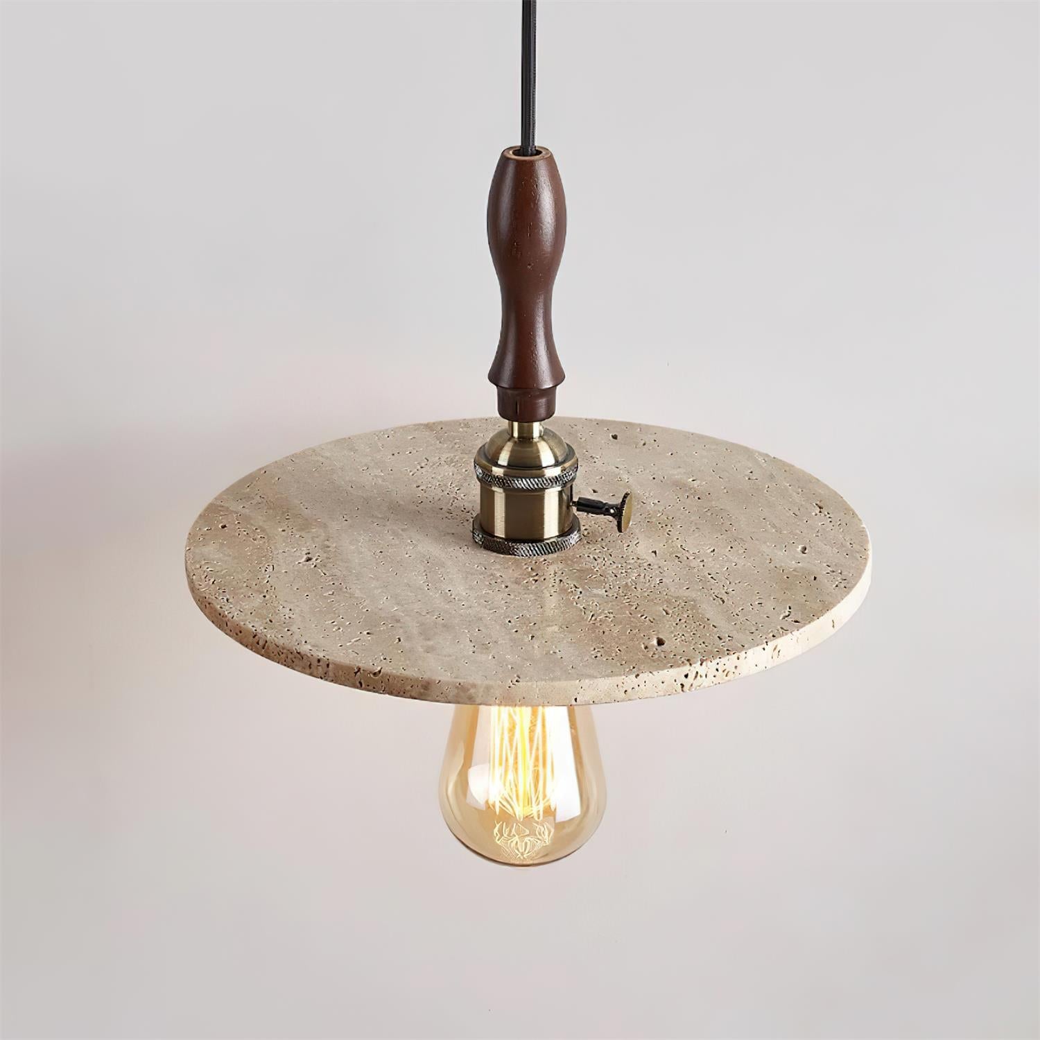 Ritta Orbit Pendant Light Travertine
