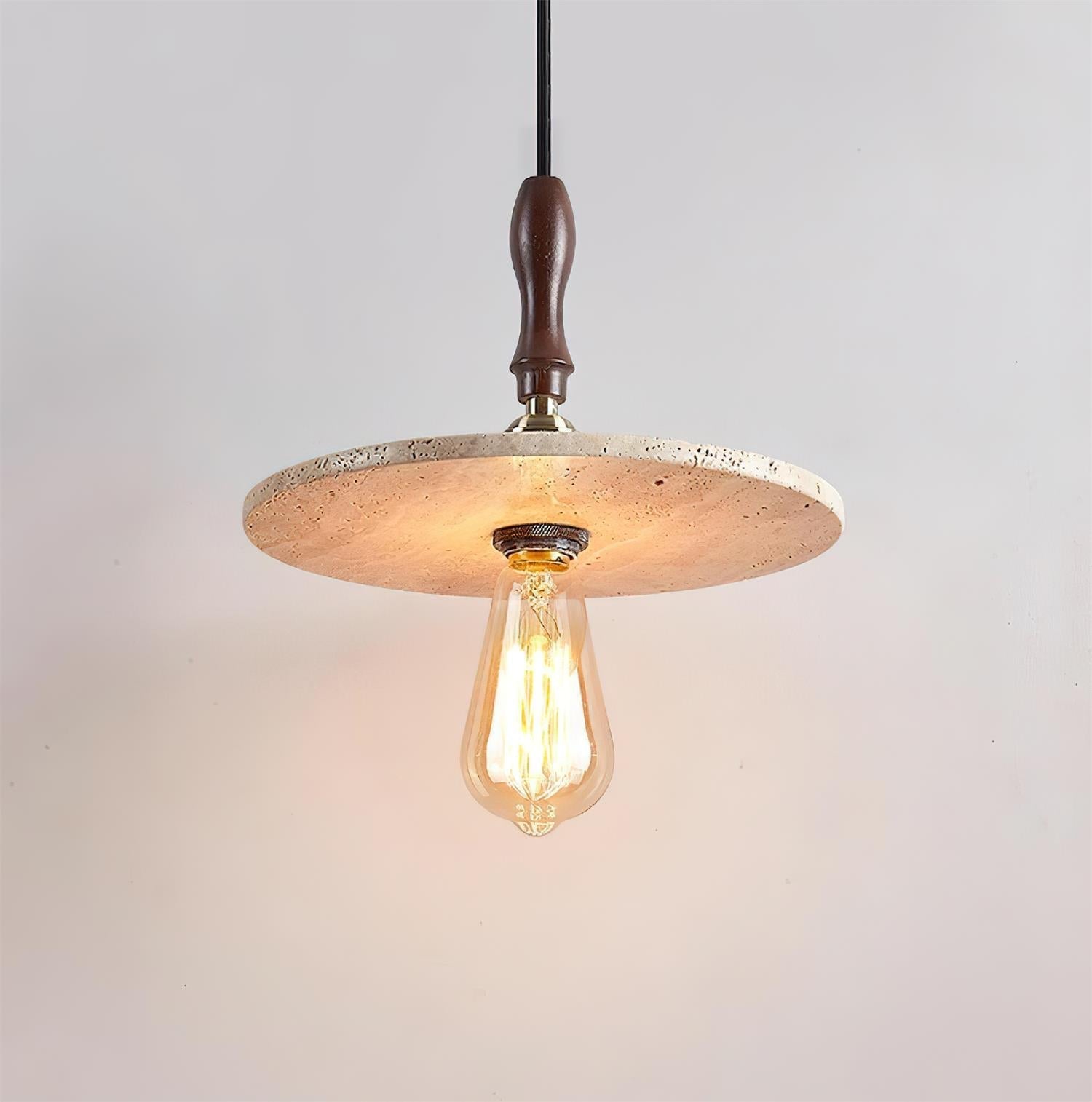 Ritta Orbit Pendant Light Travertine