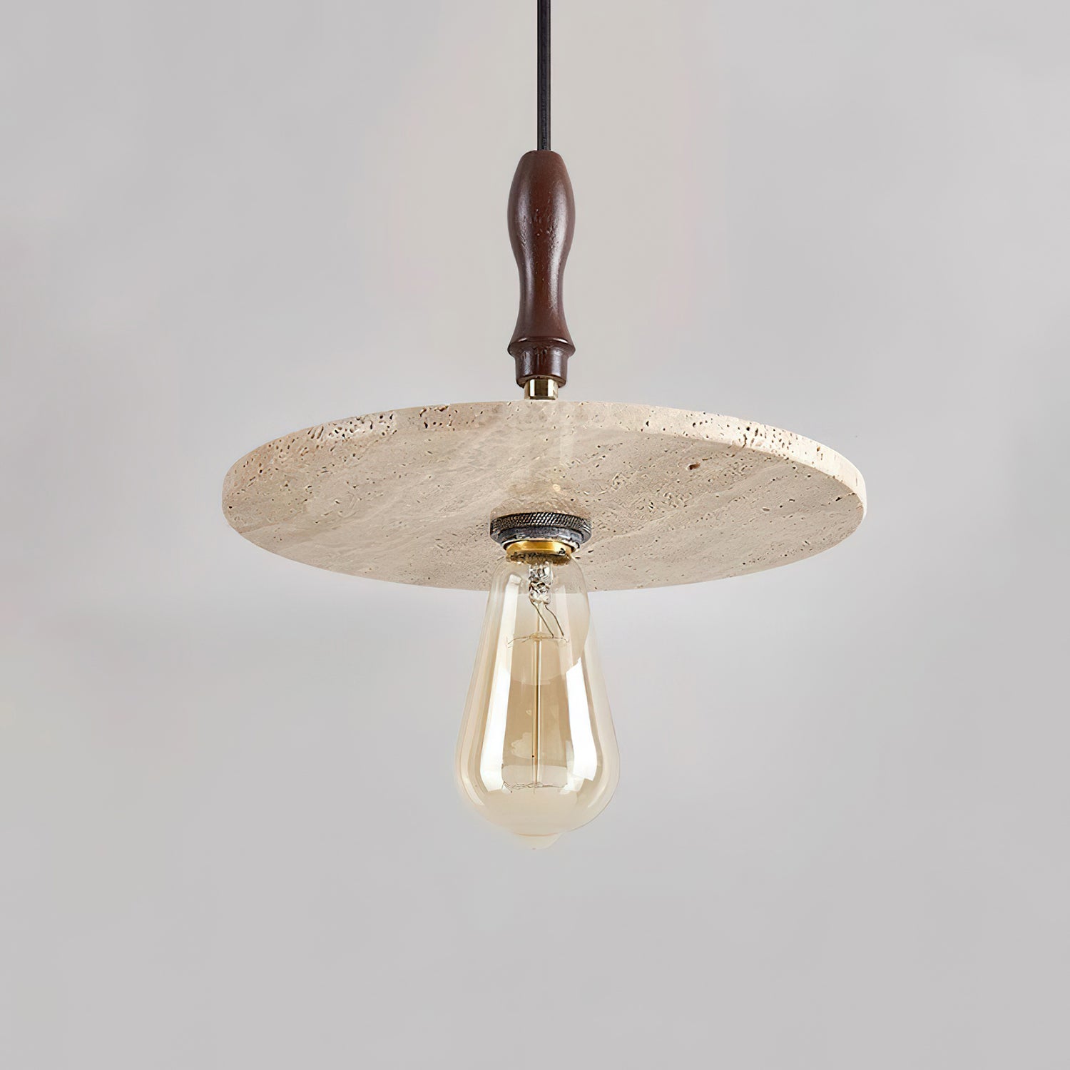 Ritta Orbit Pendant Light Travertine