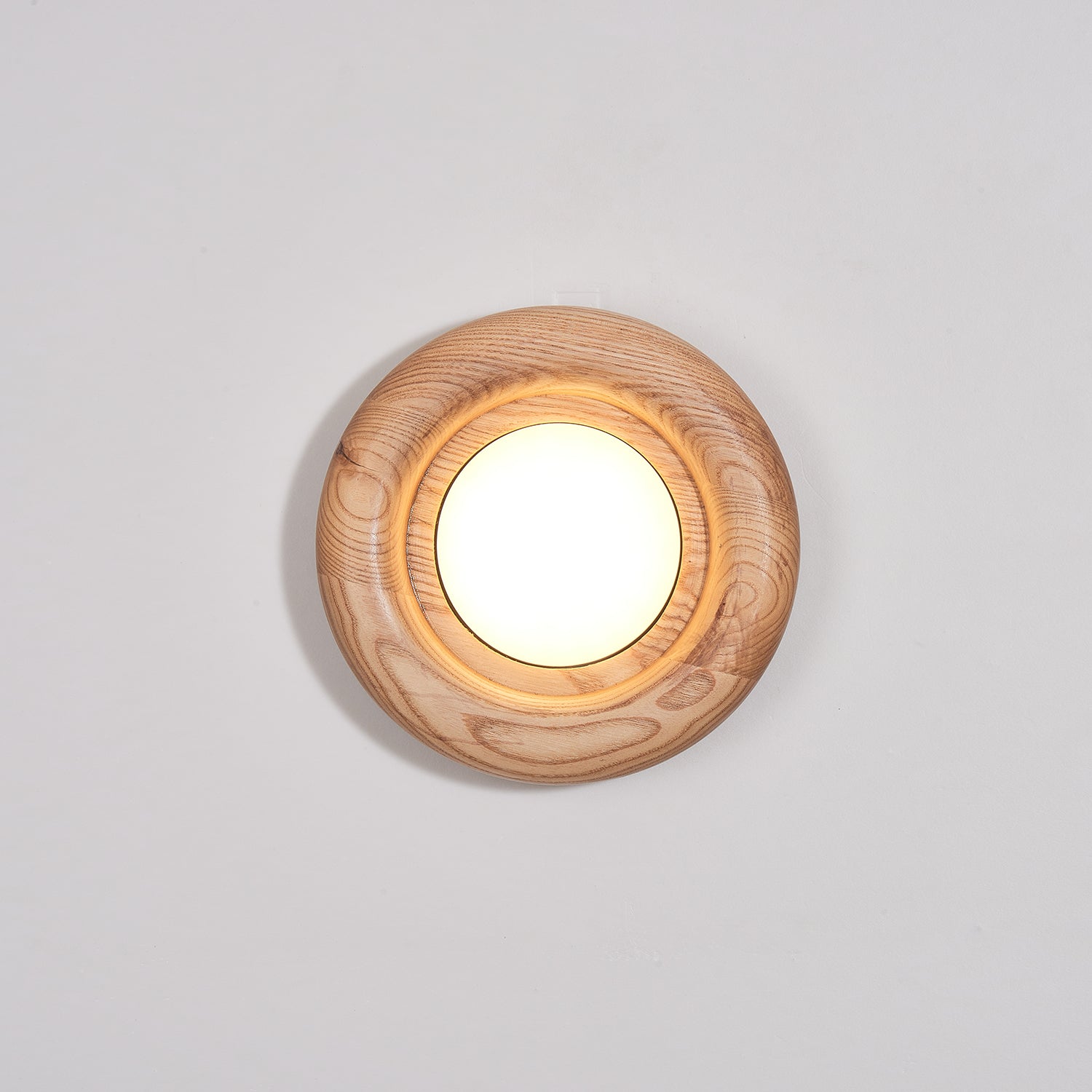 Lustra Wall Lamp Wooden Frame Acrylic Glow-Neutral Decor