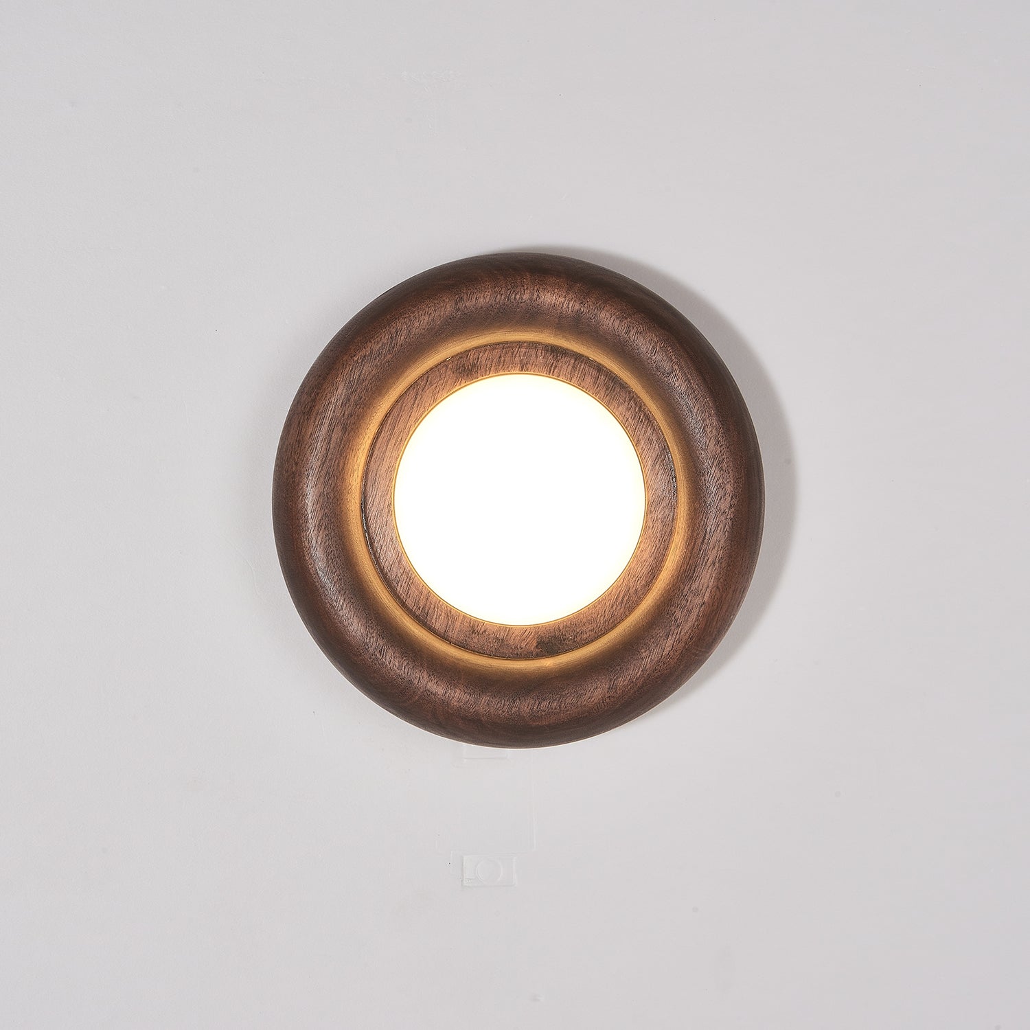 Lustra Wall Lamp Wooden Frame Acrylic Glow-Neutral Decor