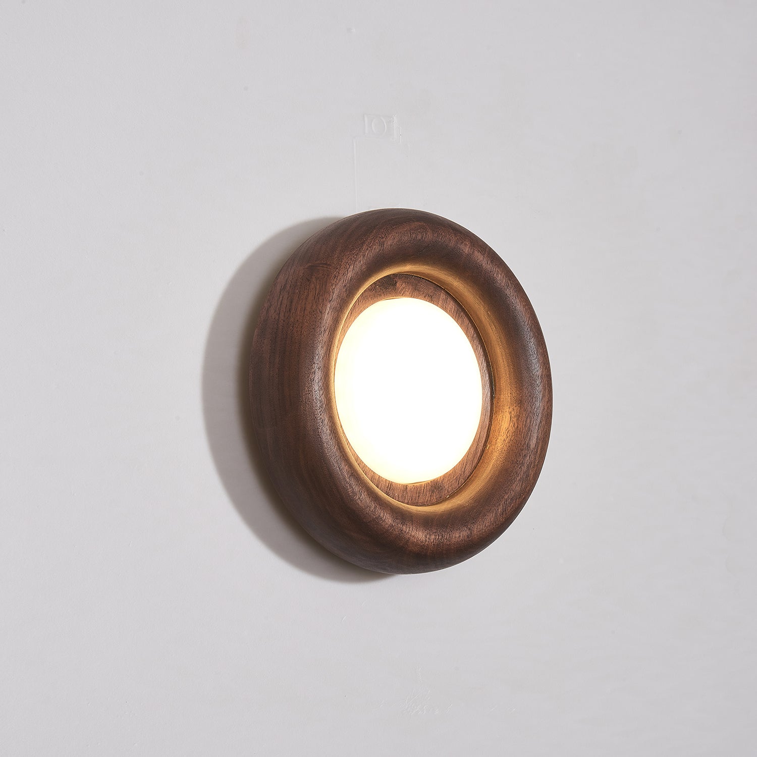 Lustra Wall Lamp Wooden Frame Acrylic Glow-Neutral Decor