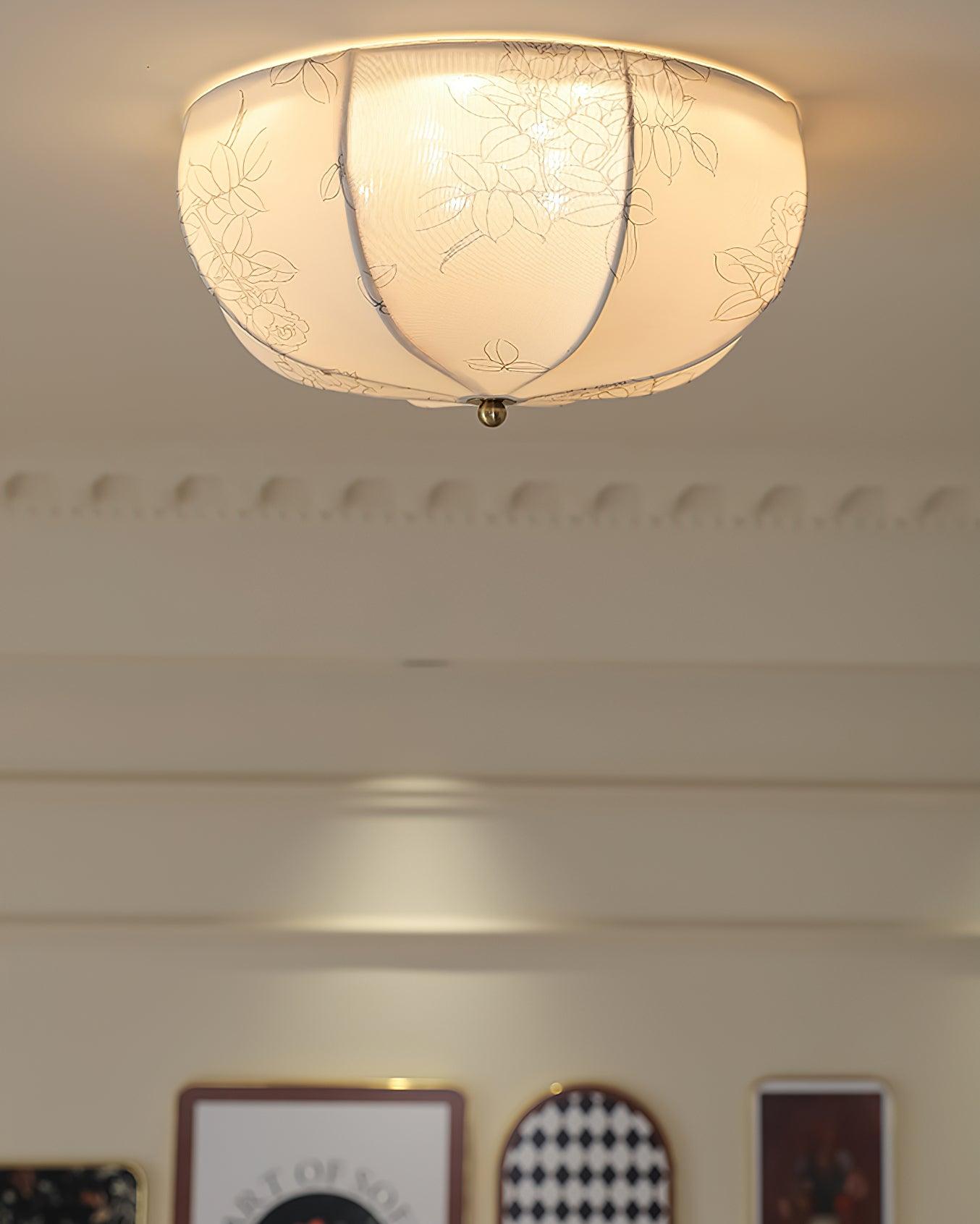 Ryls Premium Nordic Art Fabric Ceiling Lamp-Neutral Decor