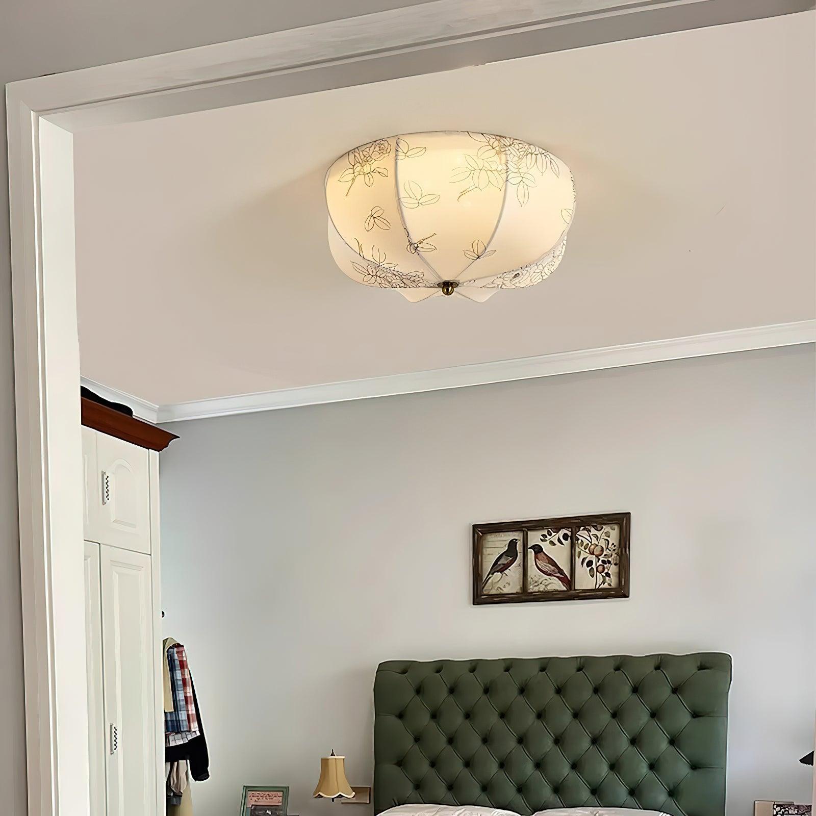 Ryls Premium Nordic Art Fabric Ceiling Lamp-Neutral Decor