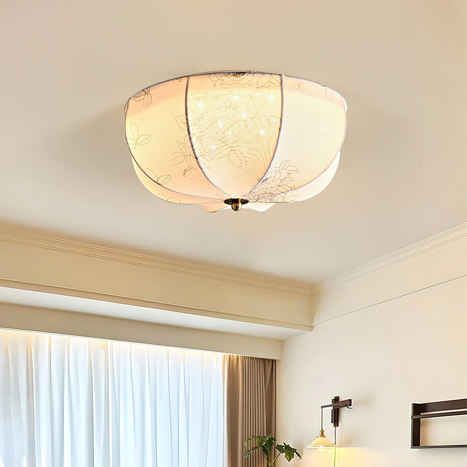Ryls Premium Nordic Art Fabric Ceiling Lamp-Neutral Decor