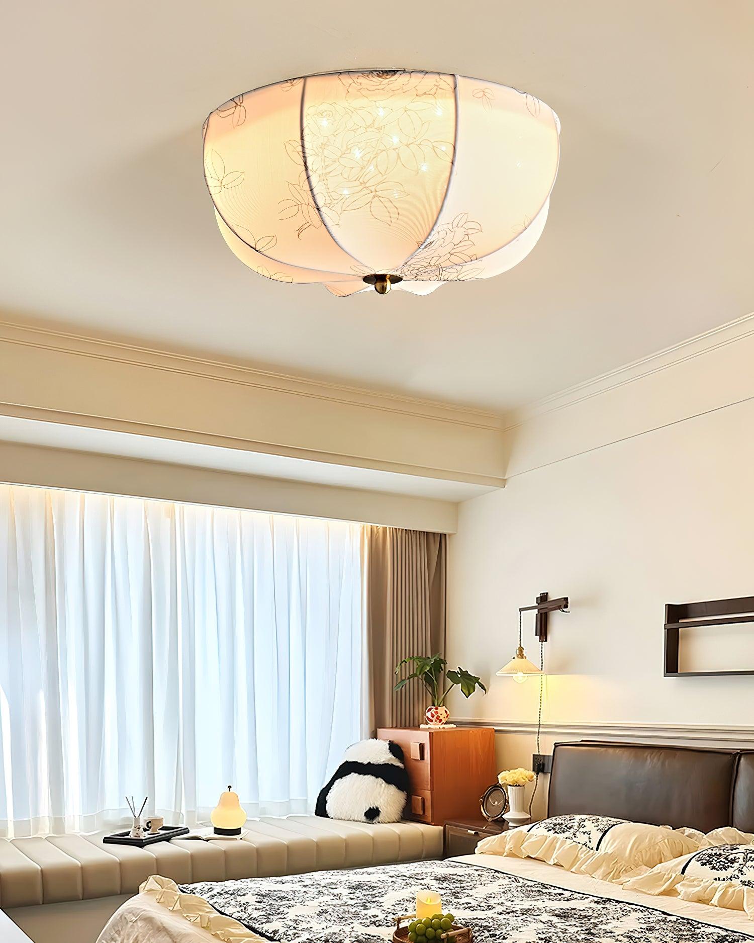 Ryls Premium Nordic Art Fabric Ceiling Lamp-Neutral Decor