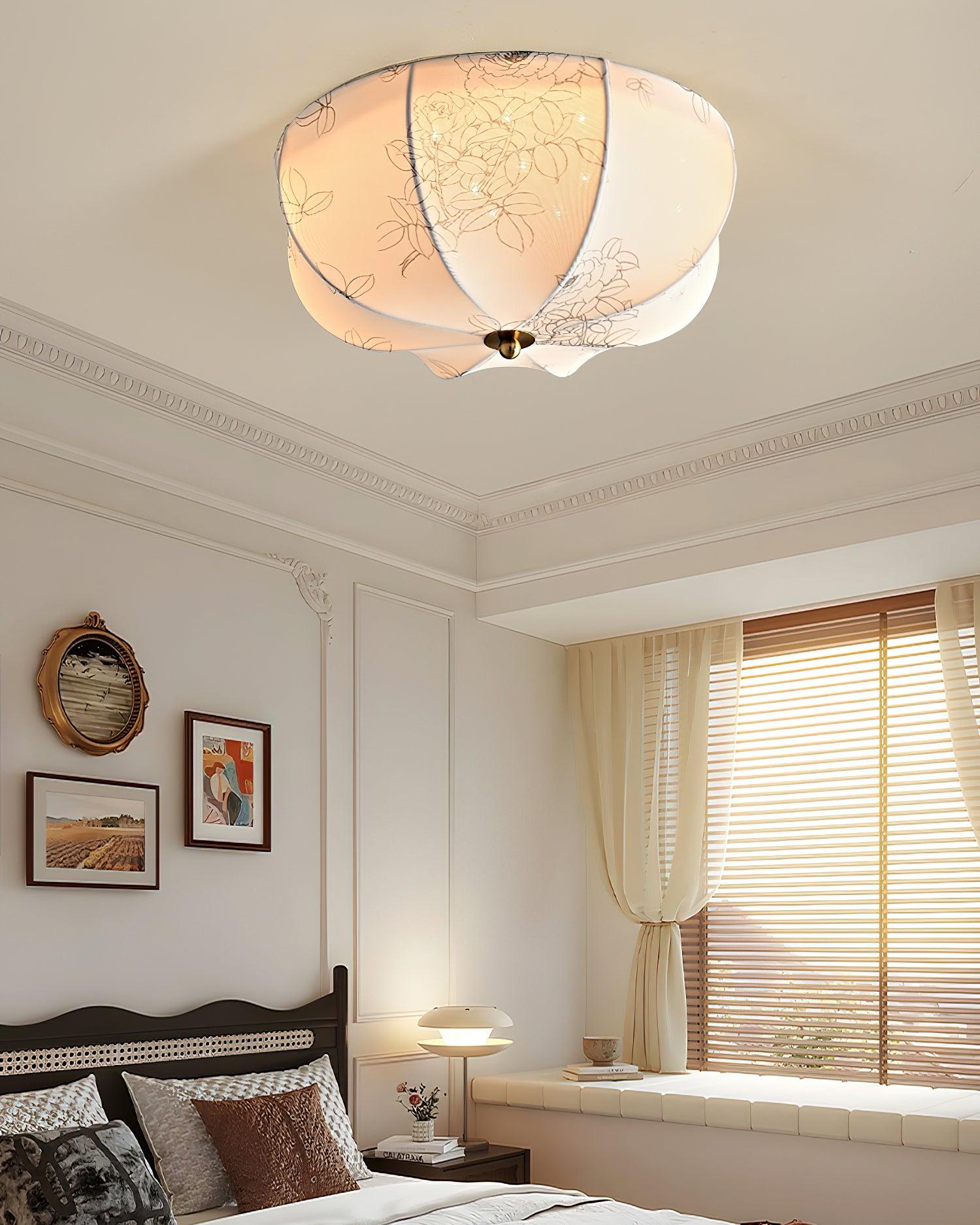 Ryls Premium Nordic Art Fabric Ceiling Lamp-Neutral Decor