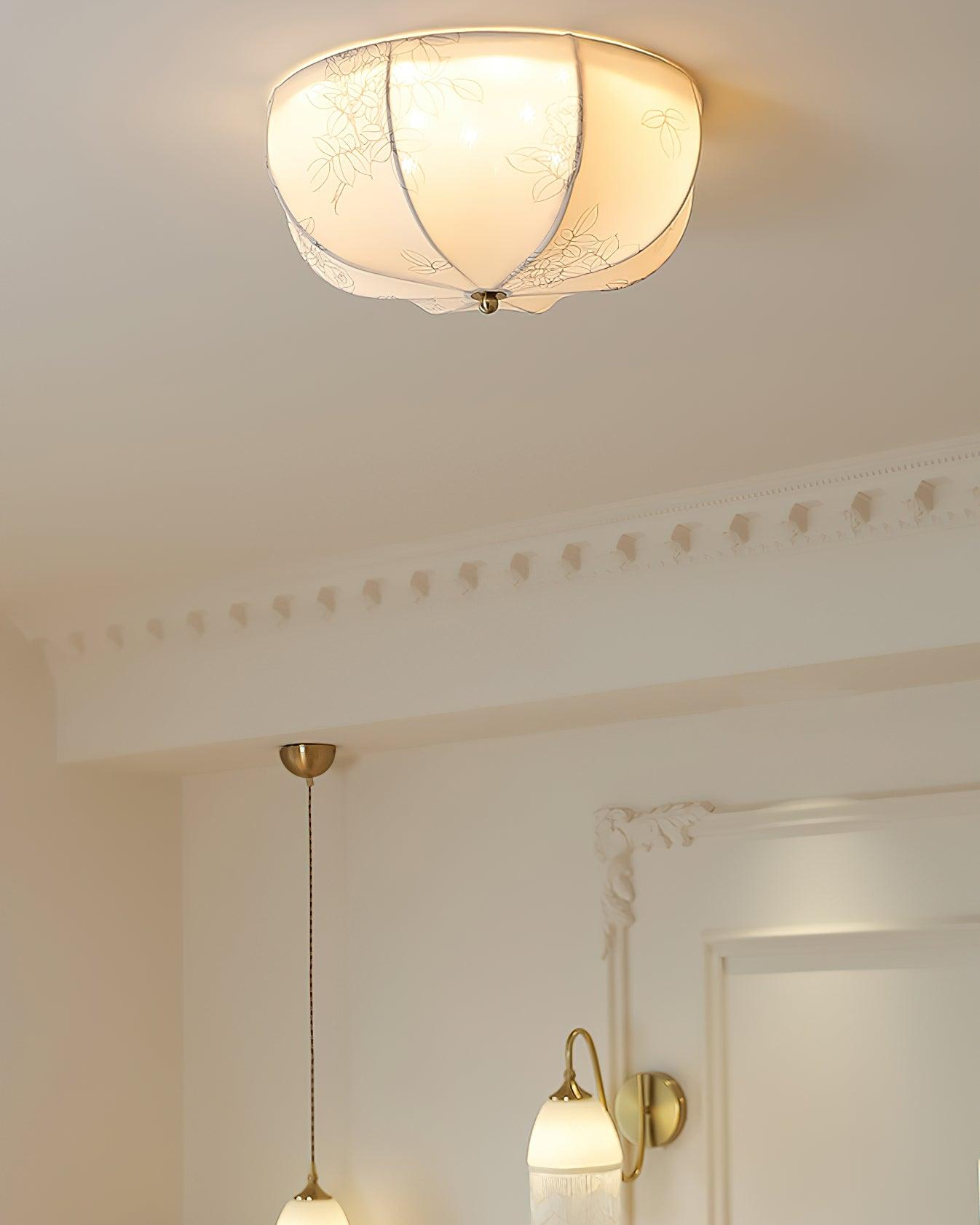 Ryls Premium Nordic Art Fabric Ceiling Lamp-Neutral Decor
