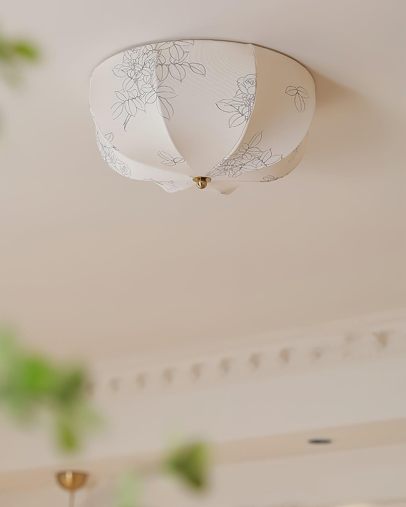 Ryls Premium Nordic Art Fabric Ceiling Lamp-Neutral Decor