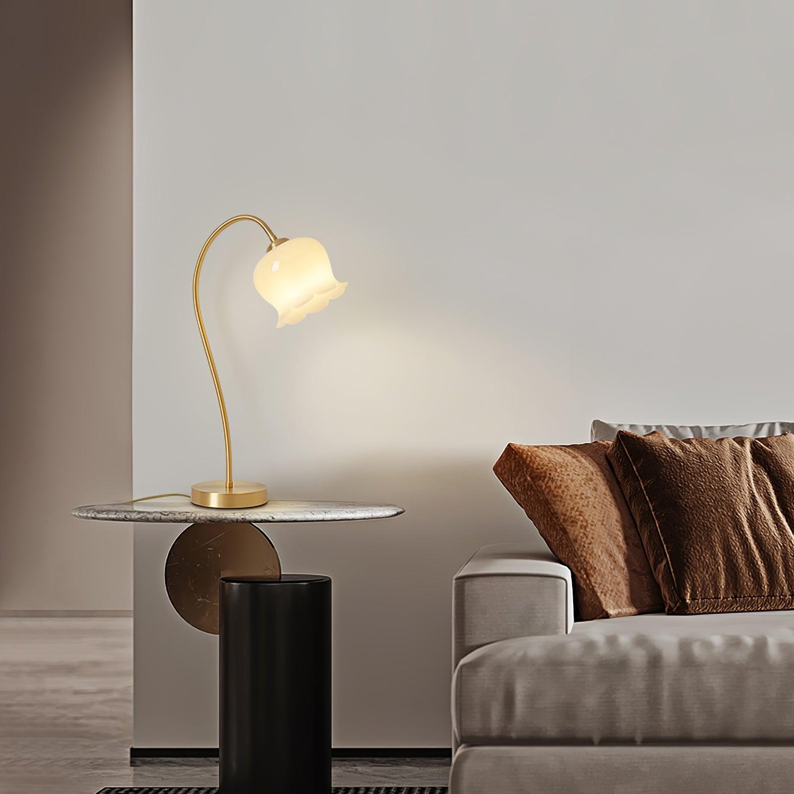 Calvor Brass Vintage Table Lamp-Neutral Decor