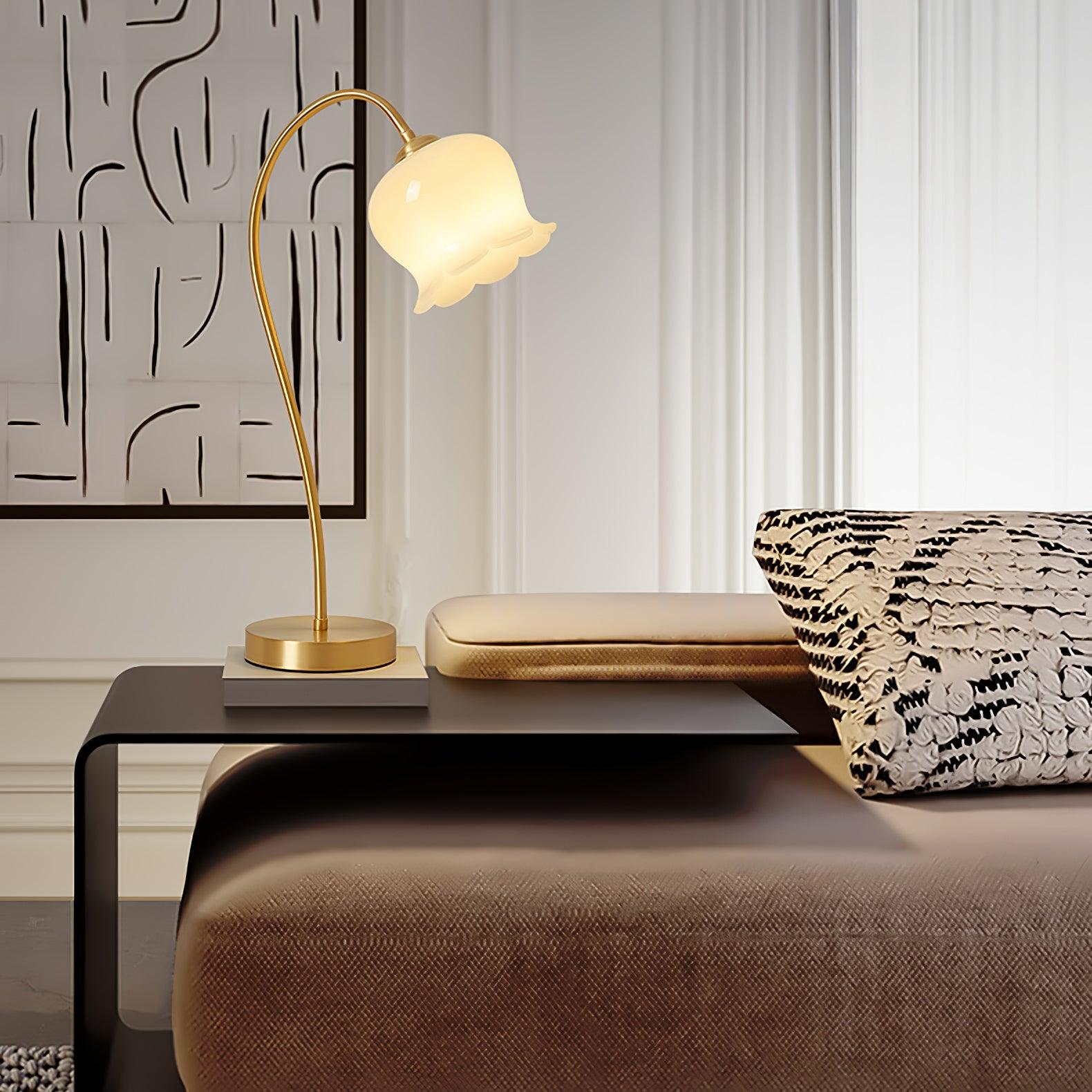 Calvor Brass Vintage Table Lamp-Neutral Decor