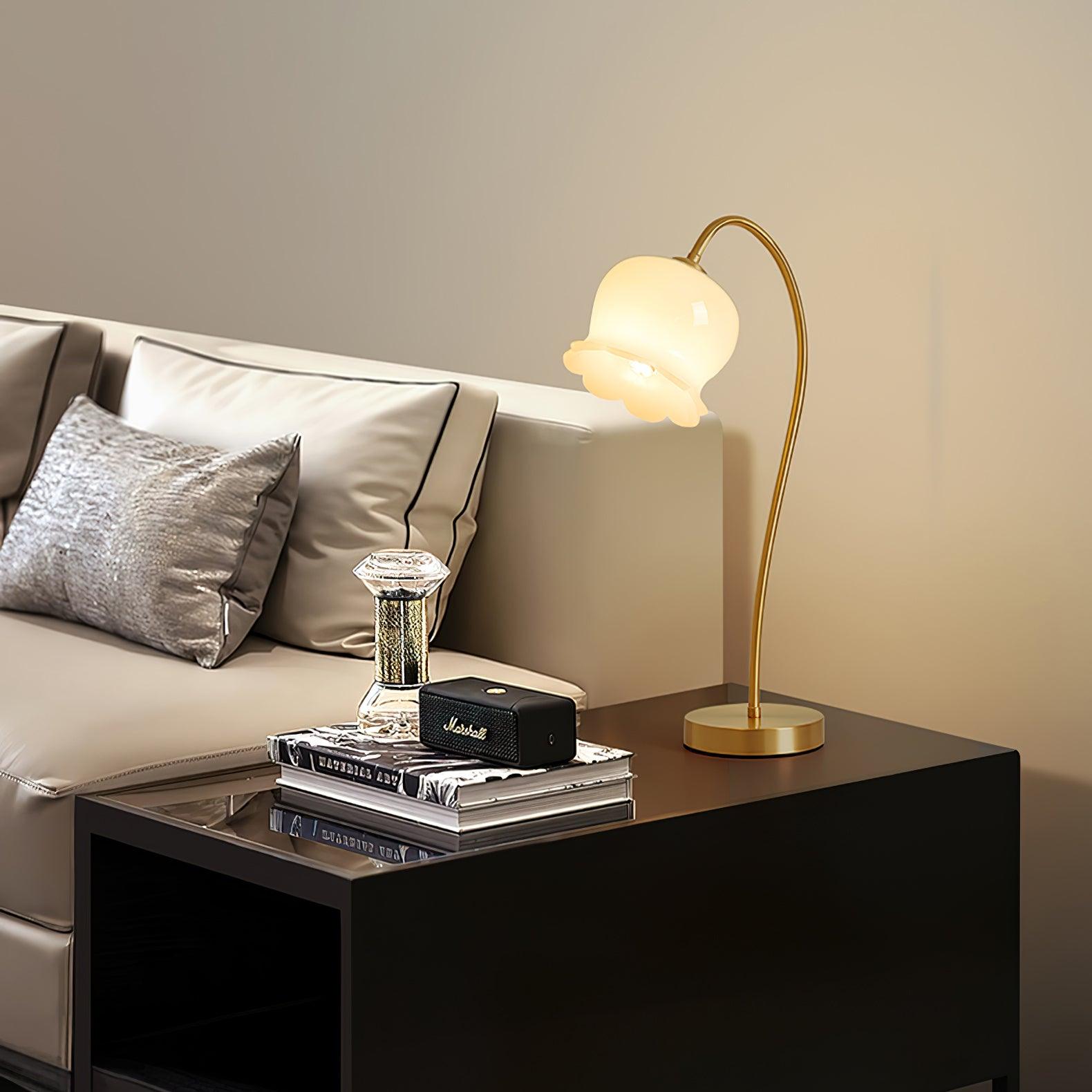 Calvor Brass Vintage Table Lamp-Neutral Decor