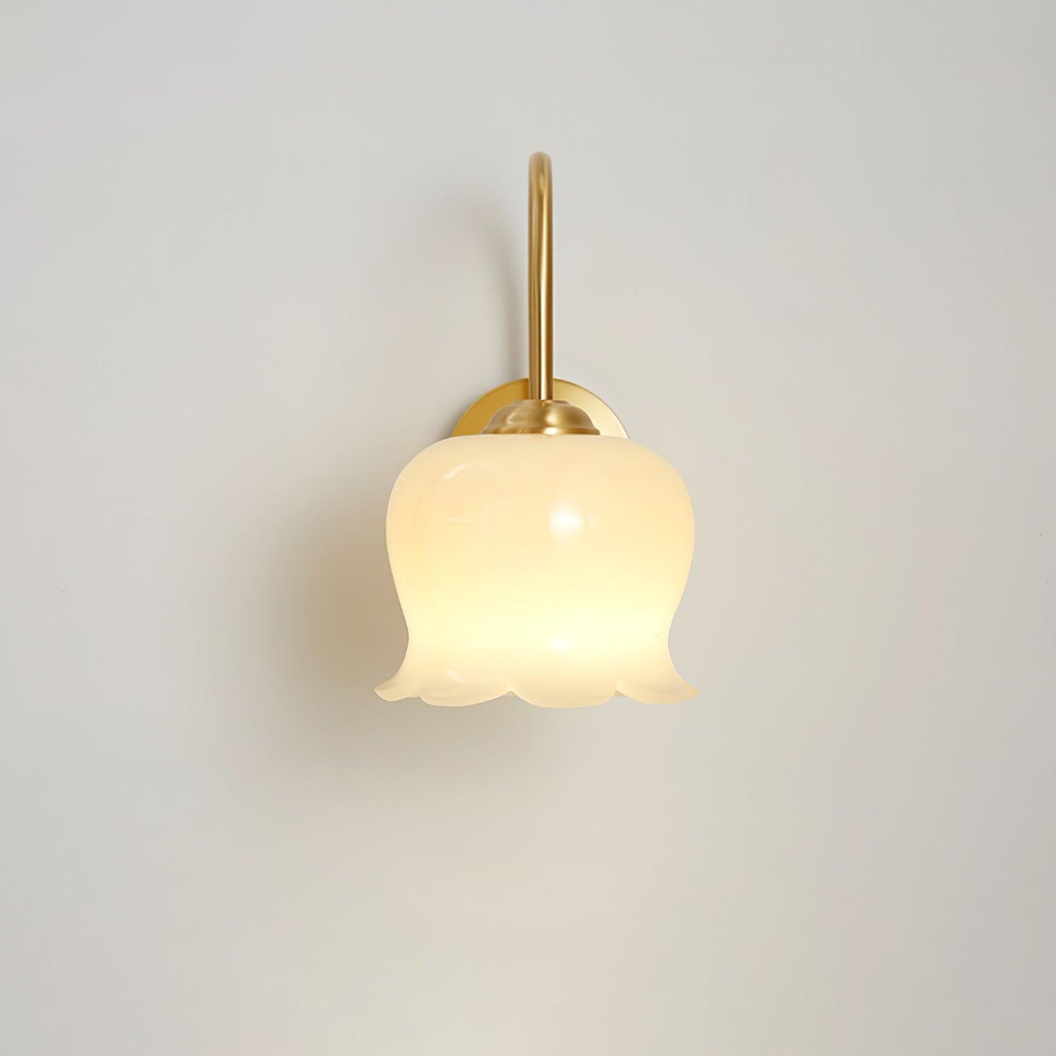 Avcarora Premium Nordic Art Brass Glass Wall Lamp-Neutral Decor