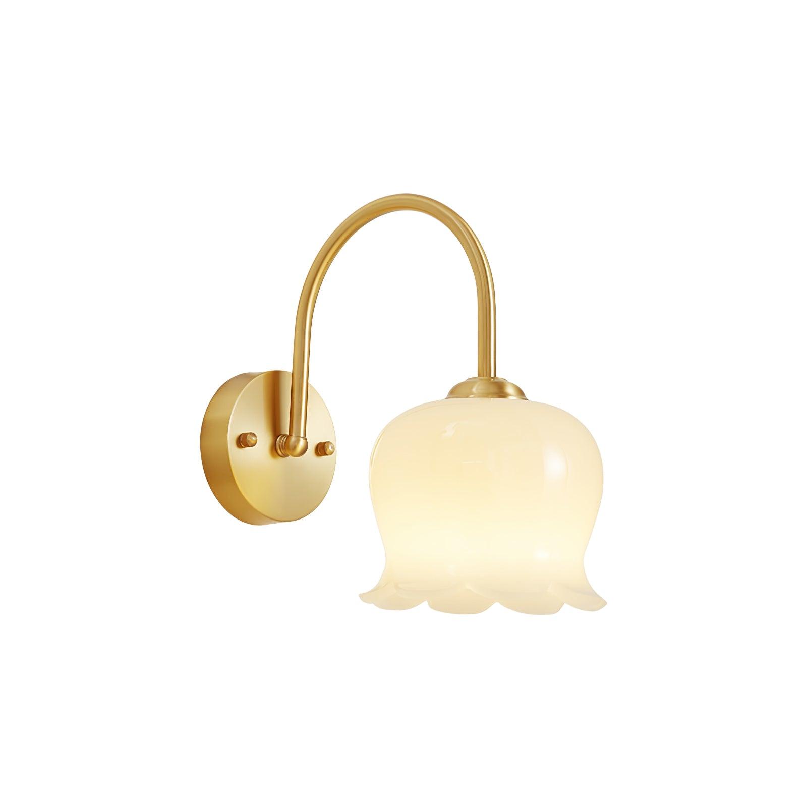 Avcarora Premium Nordic Art Brass Glass Wall Lamp-Neutral Decor