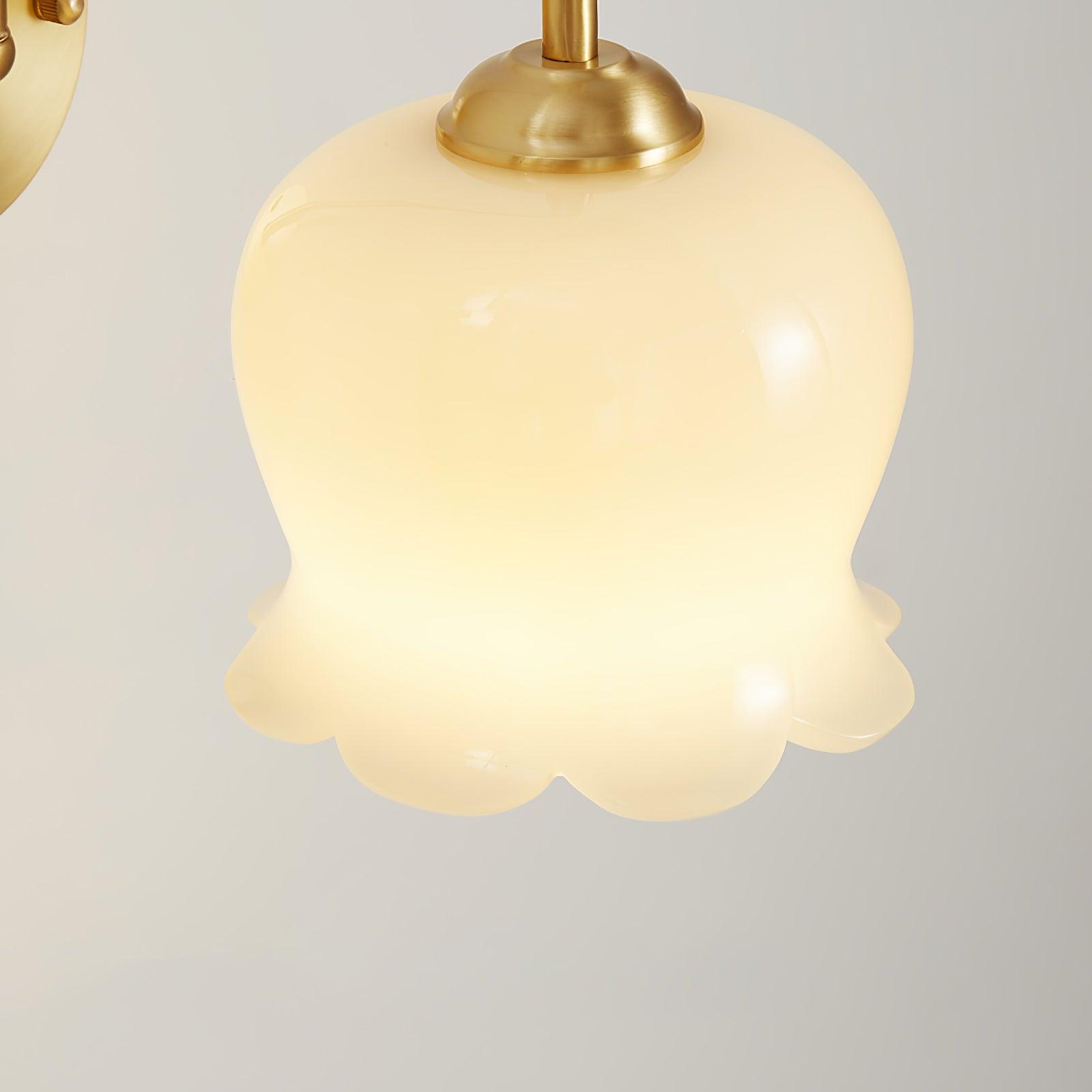 Avcarora Premium Nordic Art Brass Glass Wall Lamp-Neutral Decor