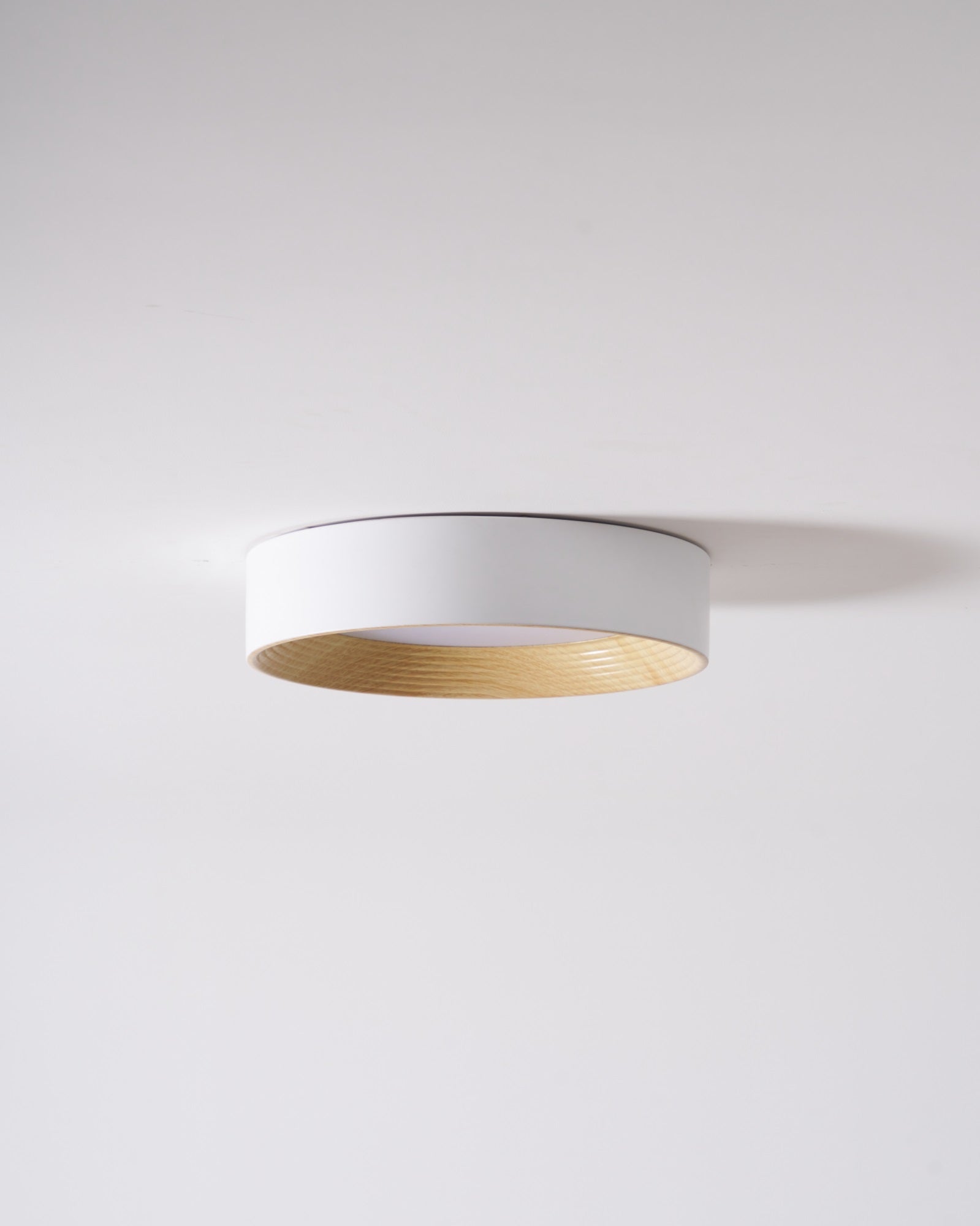 Veveny Ceiling Lamp Wood Ring Minimalist Adjustable-Neutral Decor