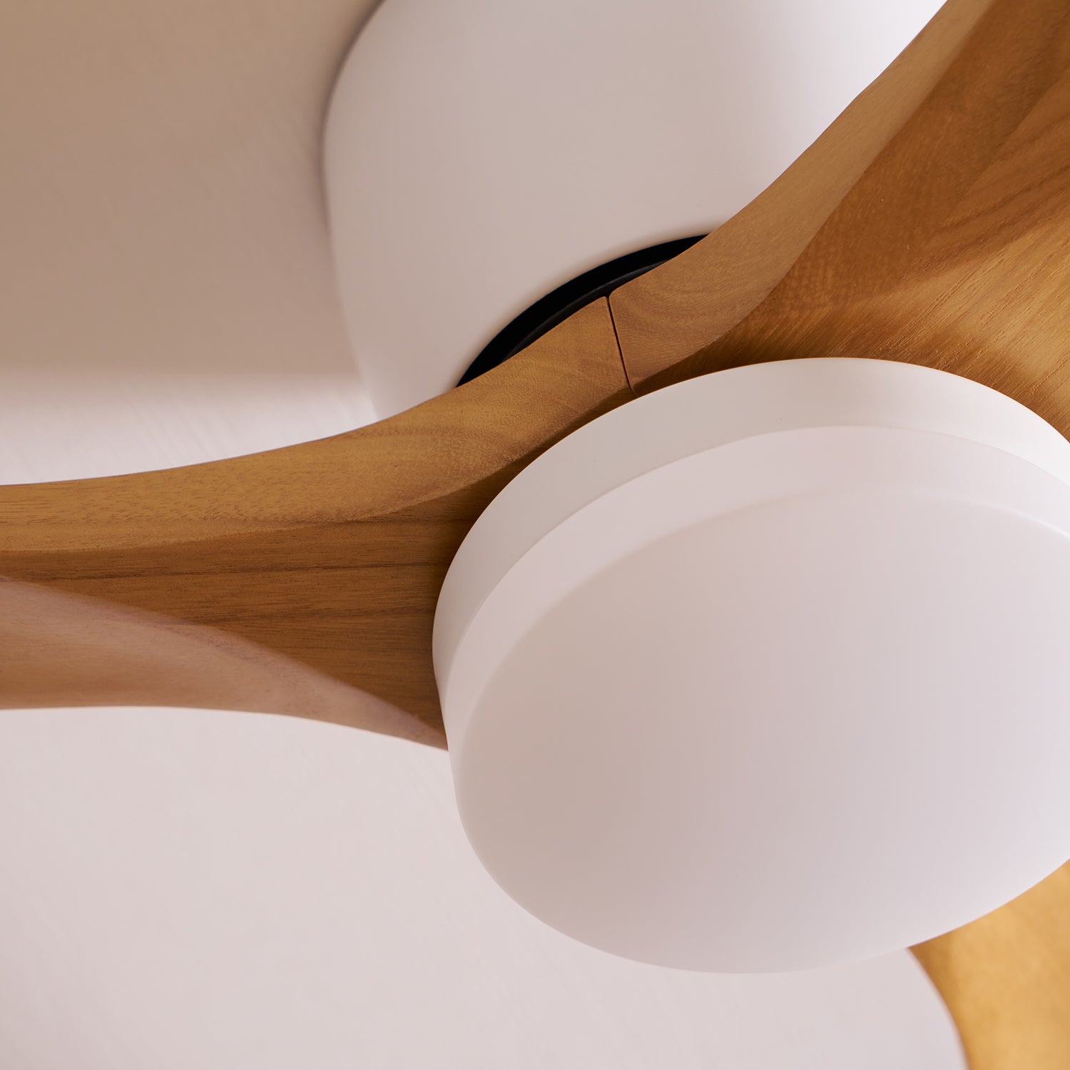 Elena Modern Wood Ceiling Fan Light-Neutral Decor