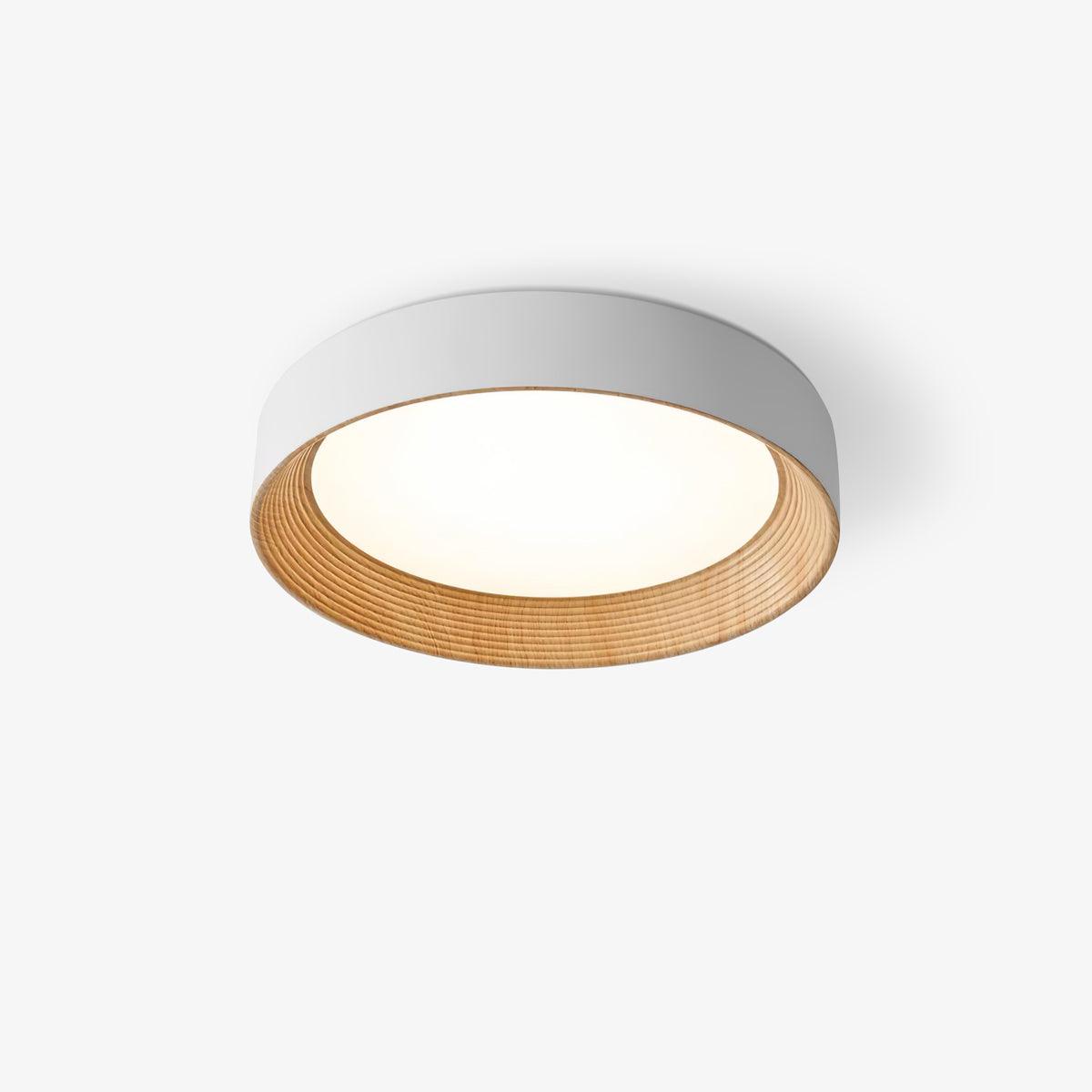 Veveny Ceiling Lamp Wood Ring Minimalist Adjustable-Neutral Decor
