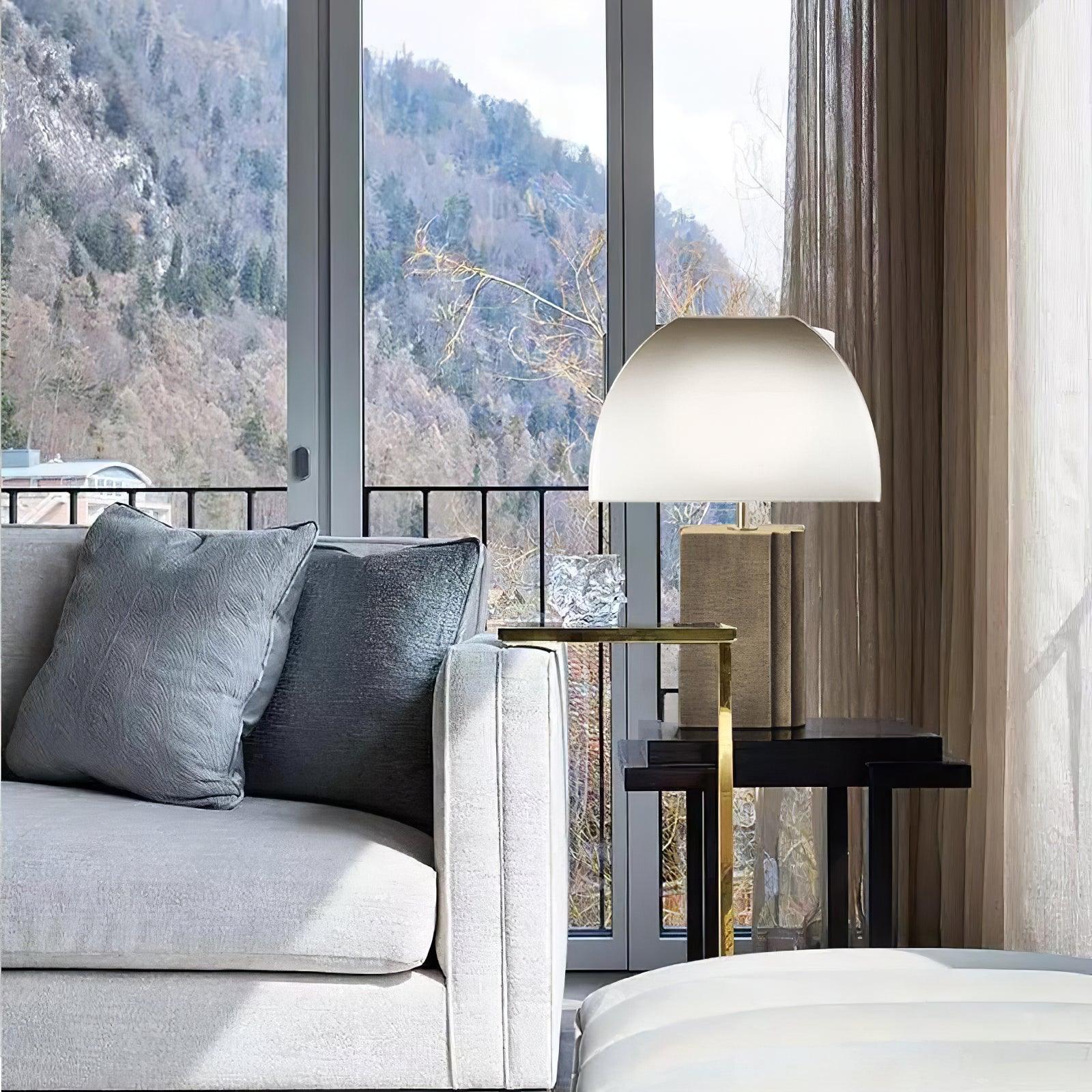 Cylo Minimalist Resin Table Lamp-Neutral Decor