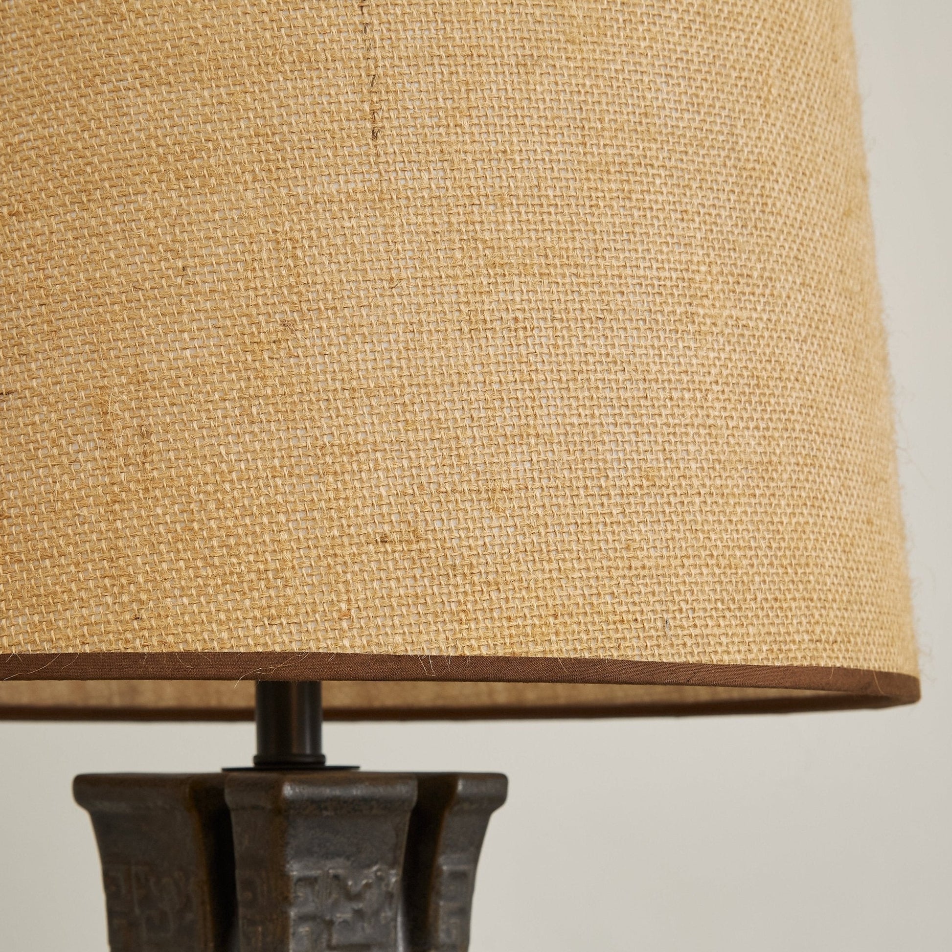 Echo Vintage Fabric Table Lamp-Neutral Decor