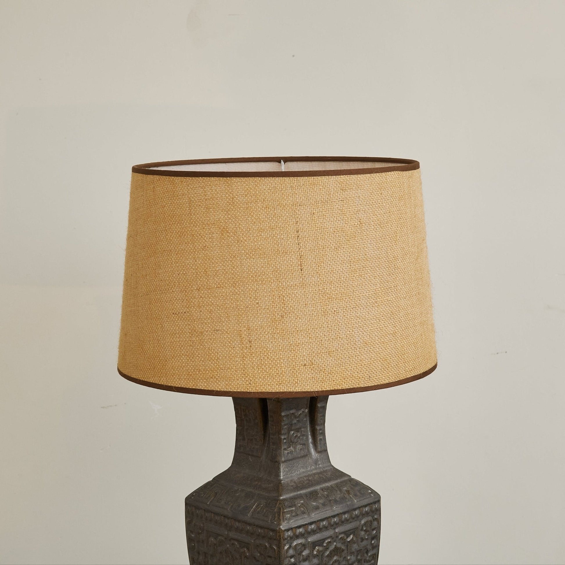 Echo Vintage Fabric Table Lamp-Neutral Decor
