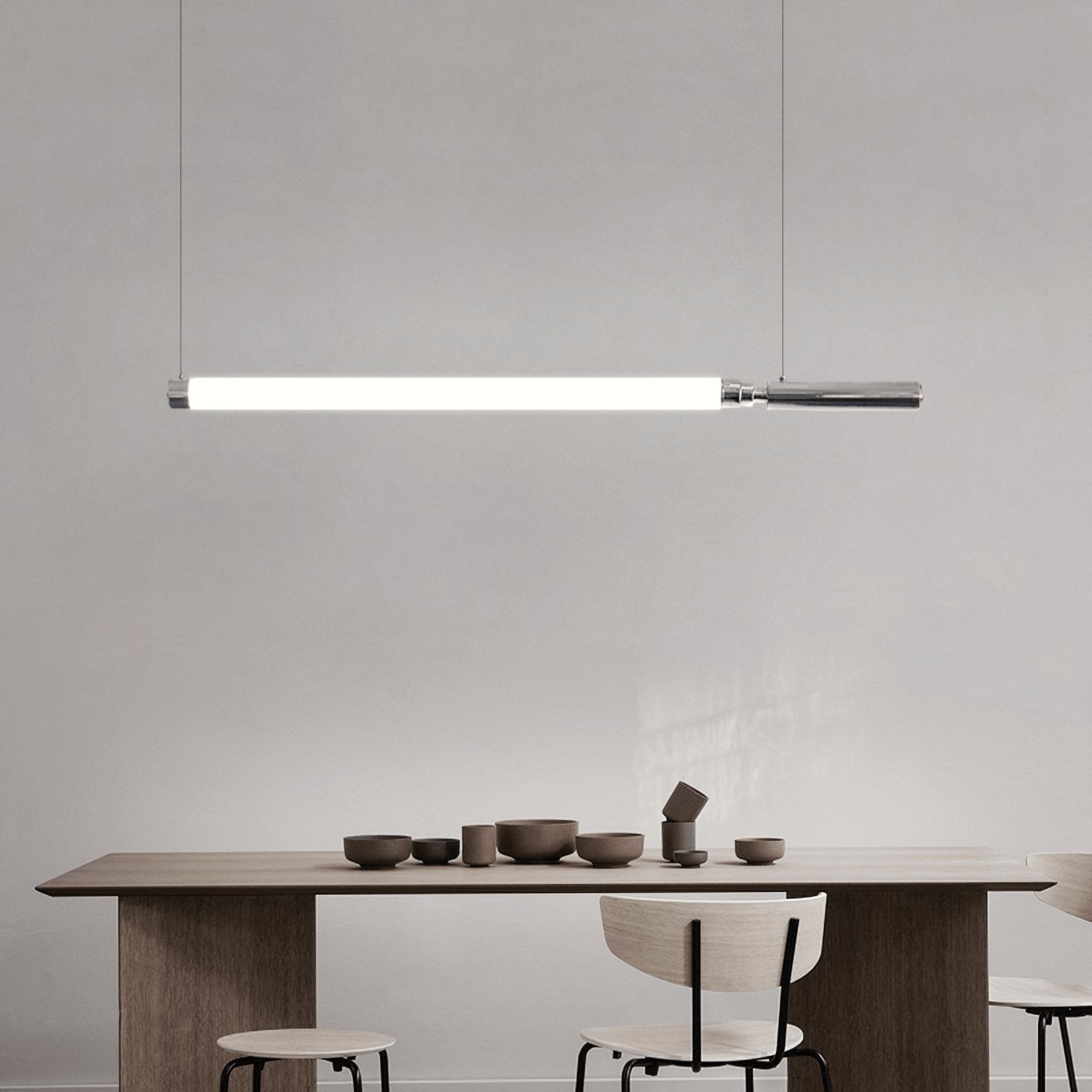 Ollaeos Modern Minimalist Glass Pendant Light-Neutral Decor
