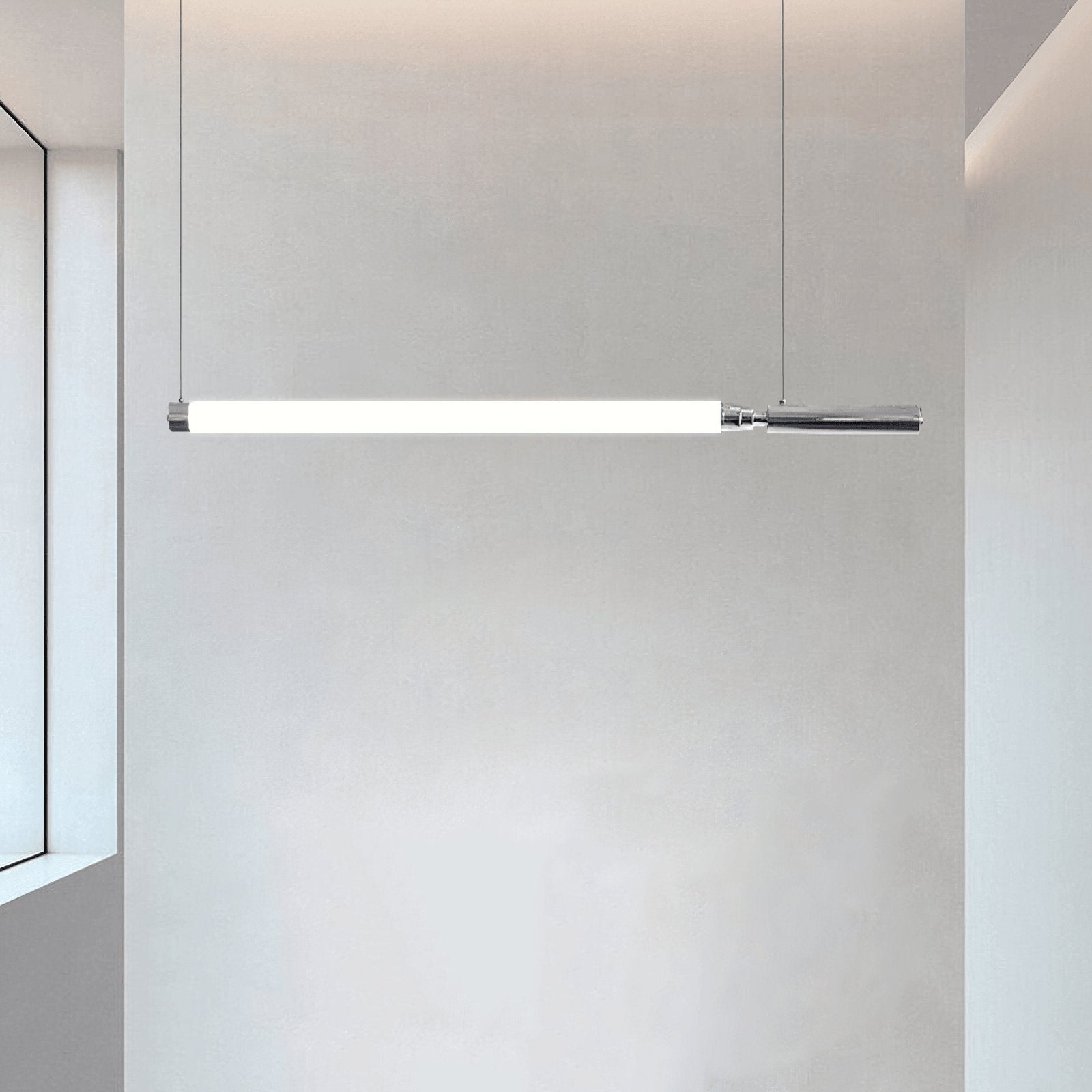 Ollaeos Modern Minimalist Glass Pendant Light-Neutral Decor