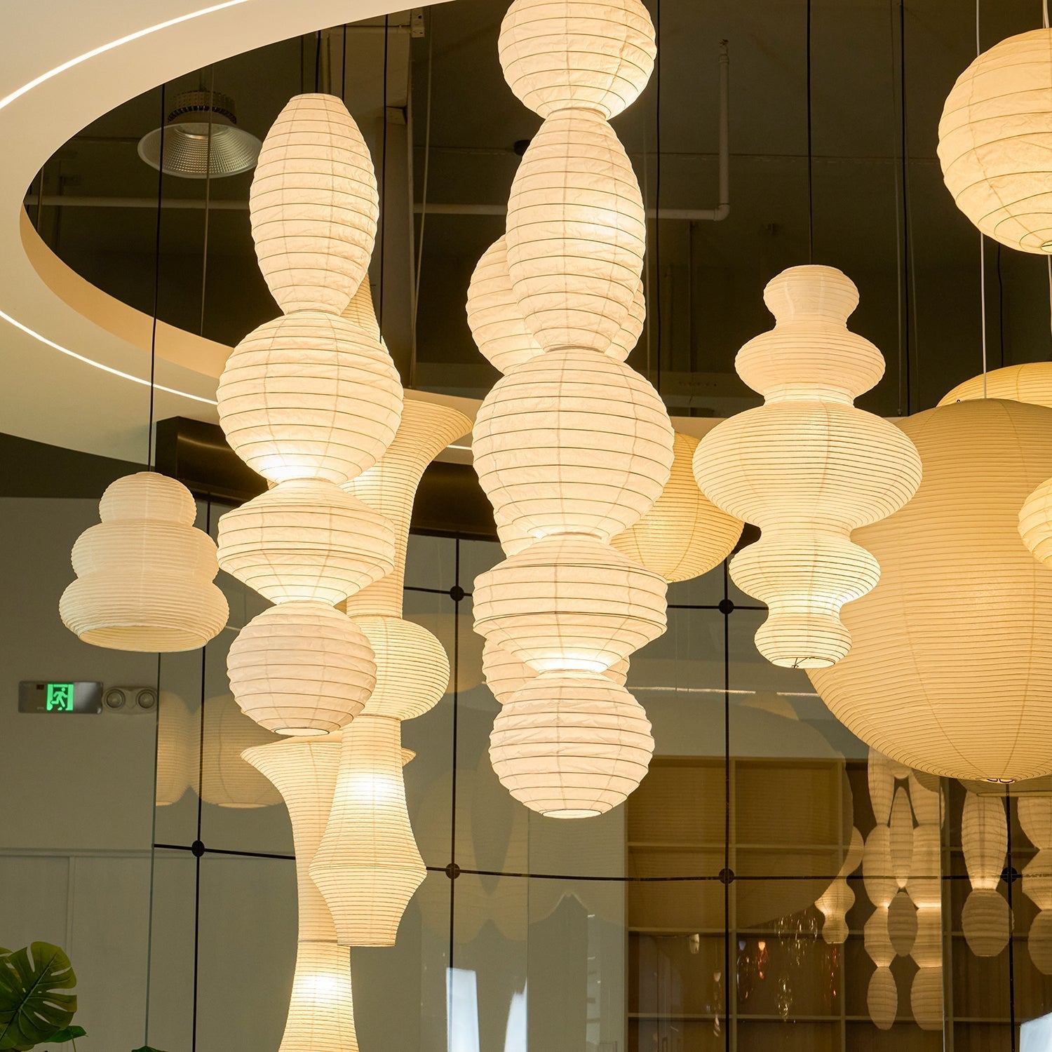 Elthayra Natural Series Bamboo Lantern Pendant Lamp-Neutral Decor