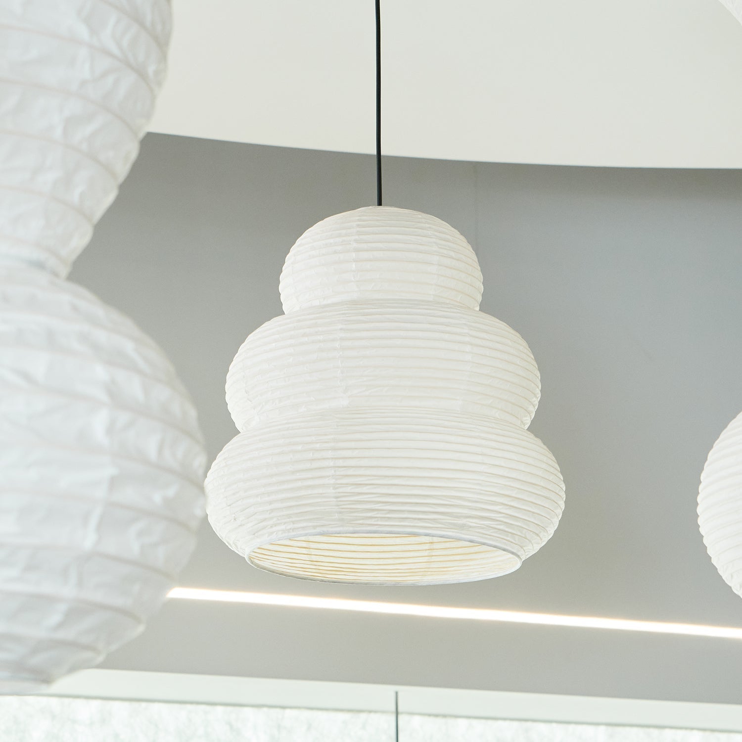 Elthayra Natural Series Bamboo Lantern Pendant Lamp-Neutral Decor