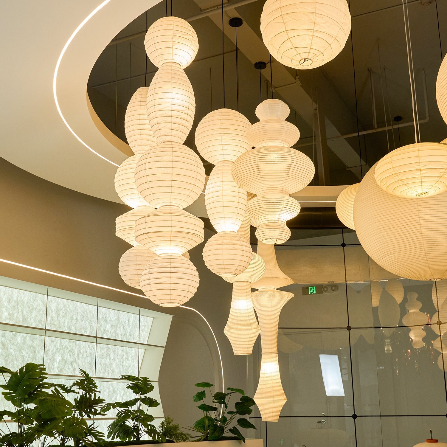 Elthayra Natural Series Bamboo Lantern Pendant Lamp-Neutral Decor