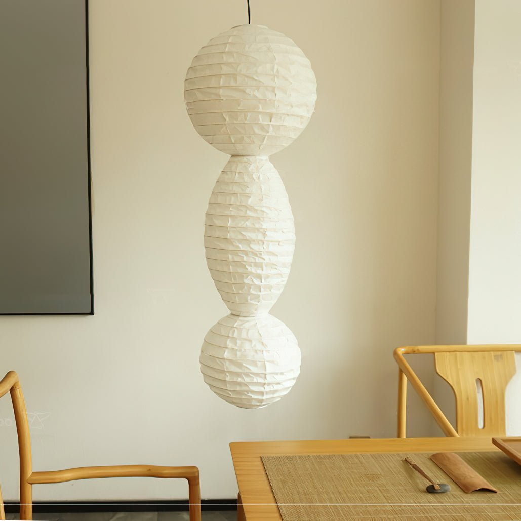 Elthayra Natural Series Bamboo Lantern Pendant Lamp-Neutral Decor
