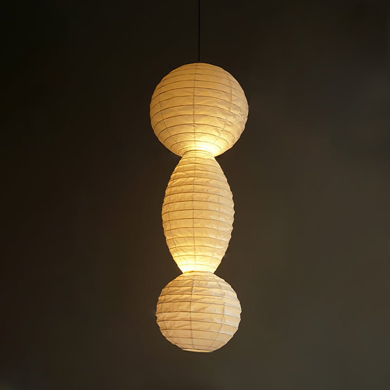Elthayra Natural Series Bamboo Lantern Pendant Lamp-Neutral Decor