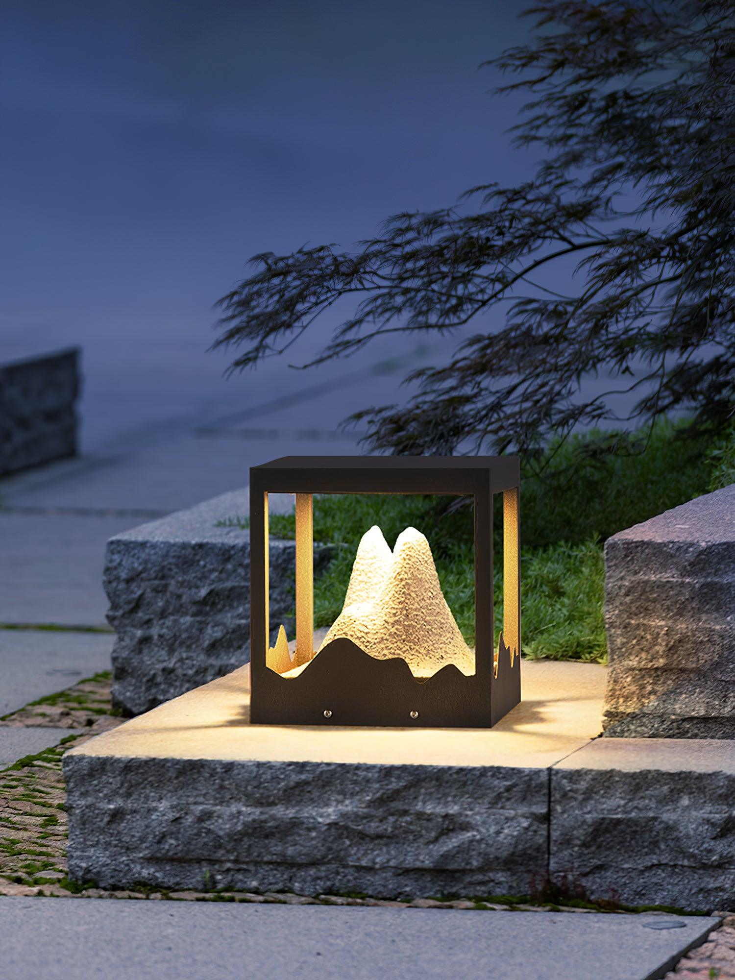 Summit Rustic Resin Outdoor Light-Neutral Decor