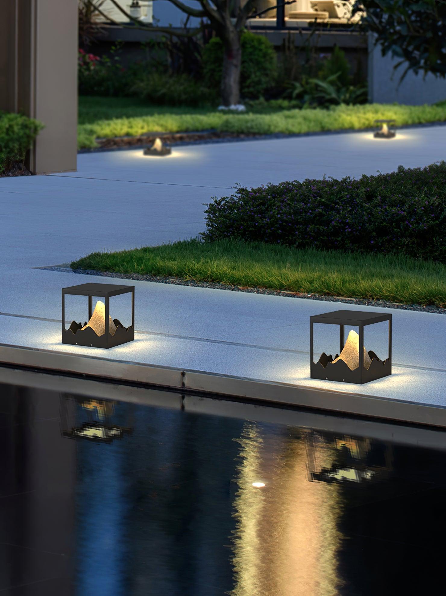 Summit Rustic Resin Outdoor Light-Neutral Decor