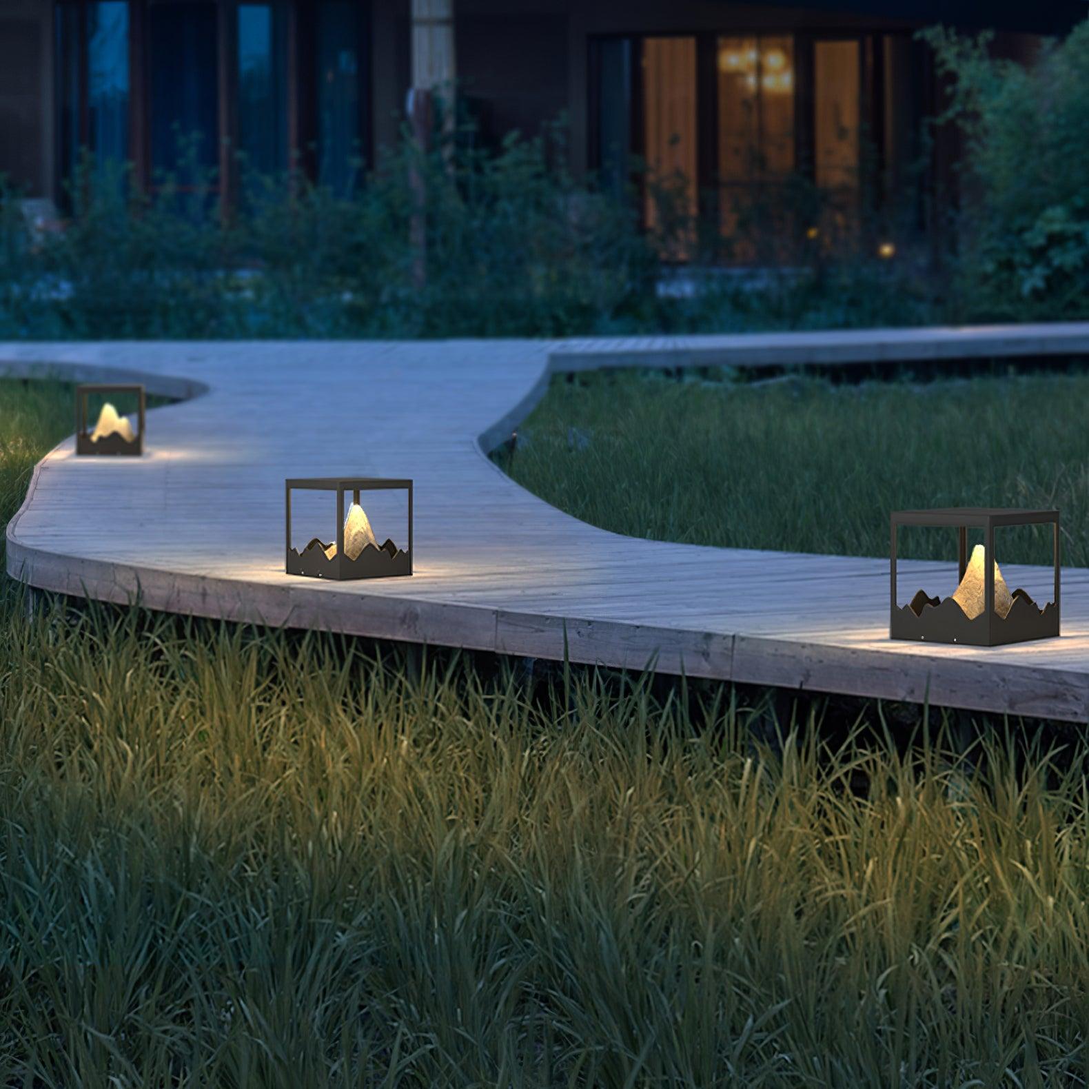 Summit Rustic Resin Outdoor Light-Neutral Decor