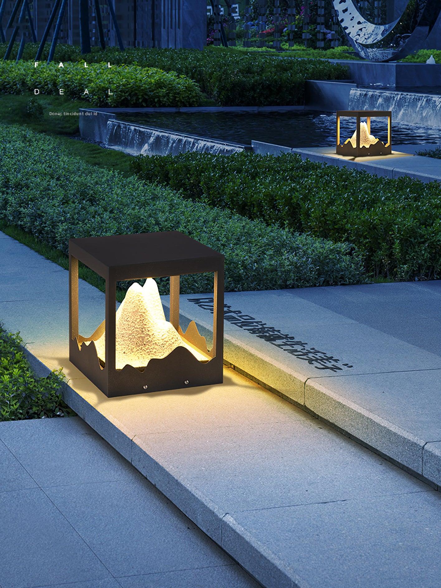 Summit Rustic Resin Outdoor Light-Neutral Decor