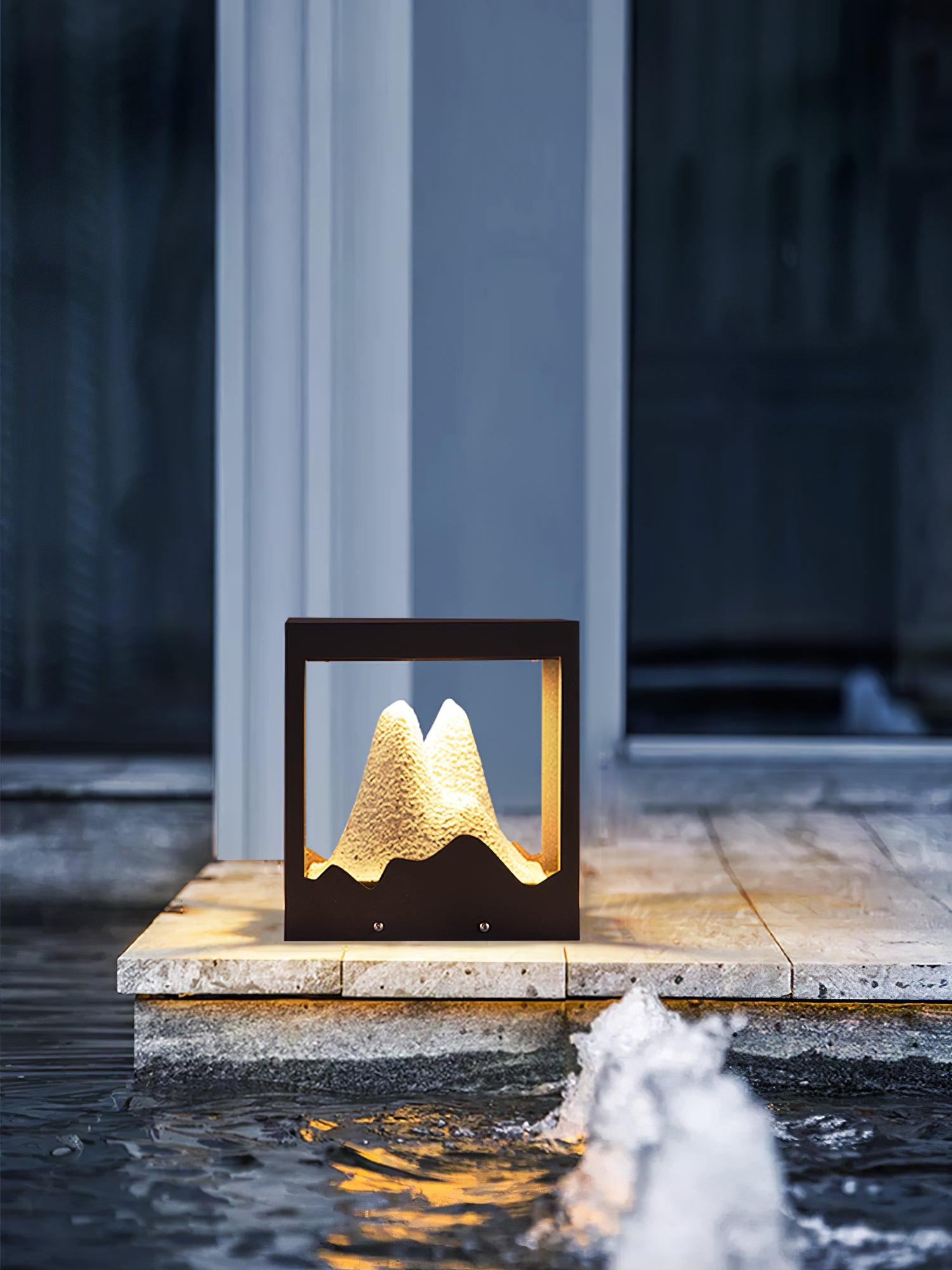 Summit Rustic Resin Outdoor Light-Neutral Decor